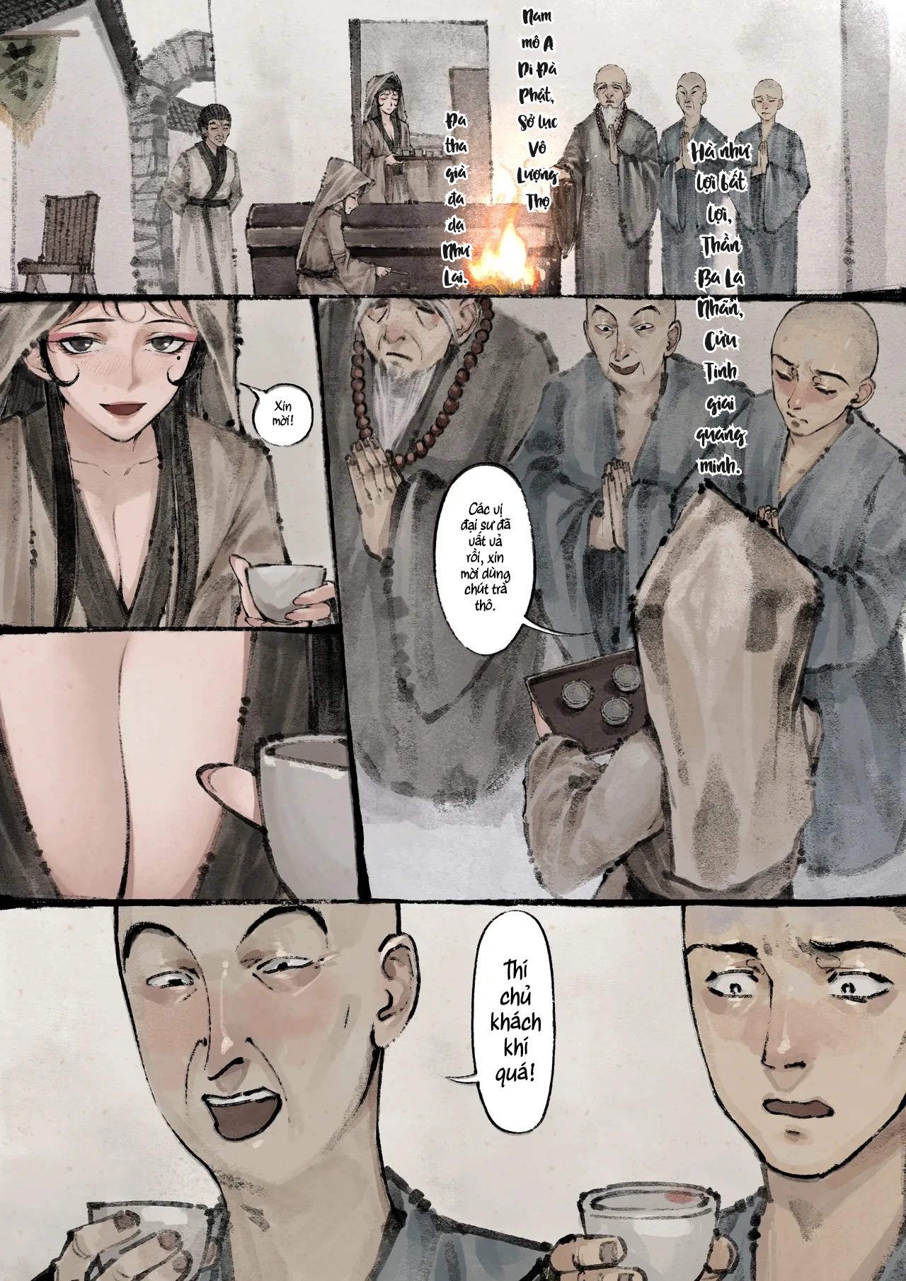 HentaiVN.net - Ảnh 10 - Kim bình mai (tiếp) - Chương 12 ( Giới - Giới luật)