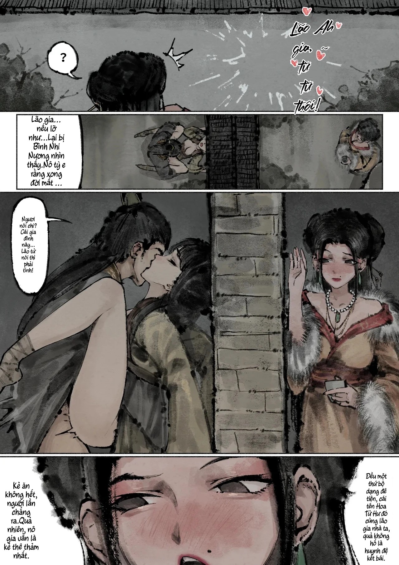 HentaiVN.net - Ảnh 5 - Kim bình mai (tiếp) - Chương 13( Ngũ phòng- Quy lai)