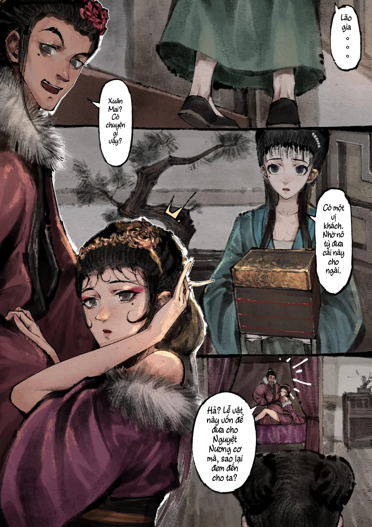 HentaiVN.net - Ảnh 10 - Kim bình mai (tiếp) - Chương 18- end ( lựa chọn- lấy chìa khoá) (Cảnh báo)