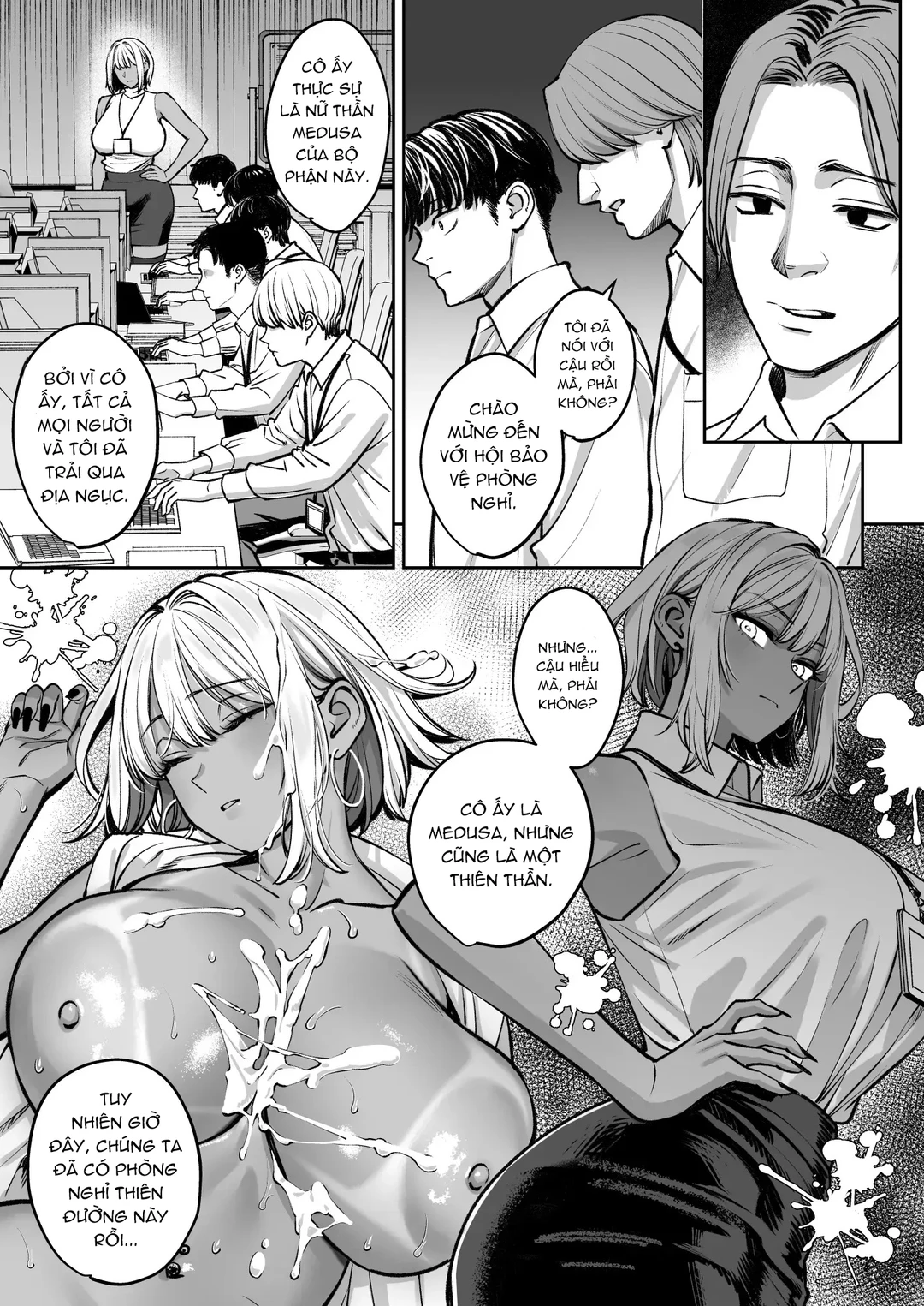 HentaiVN.net - Ảnh 37 - Black Kigyou no Kamin Shitsu ga Yari Beya ni Natteta Hanashi - Oneshot