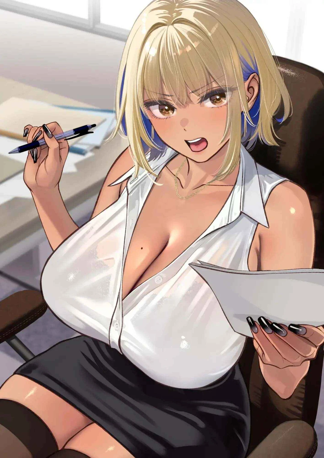 HentaiVN.net - Ảnh 77 - Black Kigyou no Kamin Shitsu ga Yari Beya ni Natteta Hanashi - Oneshot
