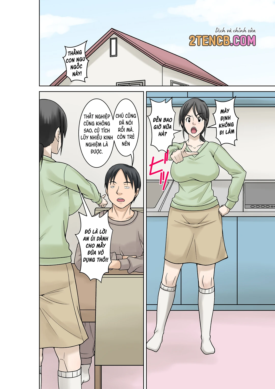 HentaiVN.net - Ảnh 3 - Okaasan ga Kossetsushita no de Musuko no Ore ga Kaigosuru - Oneshot