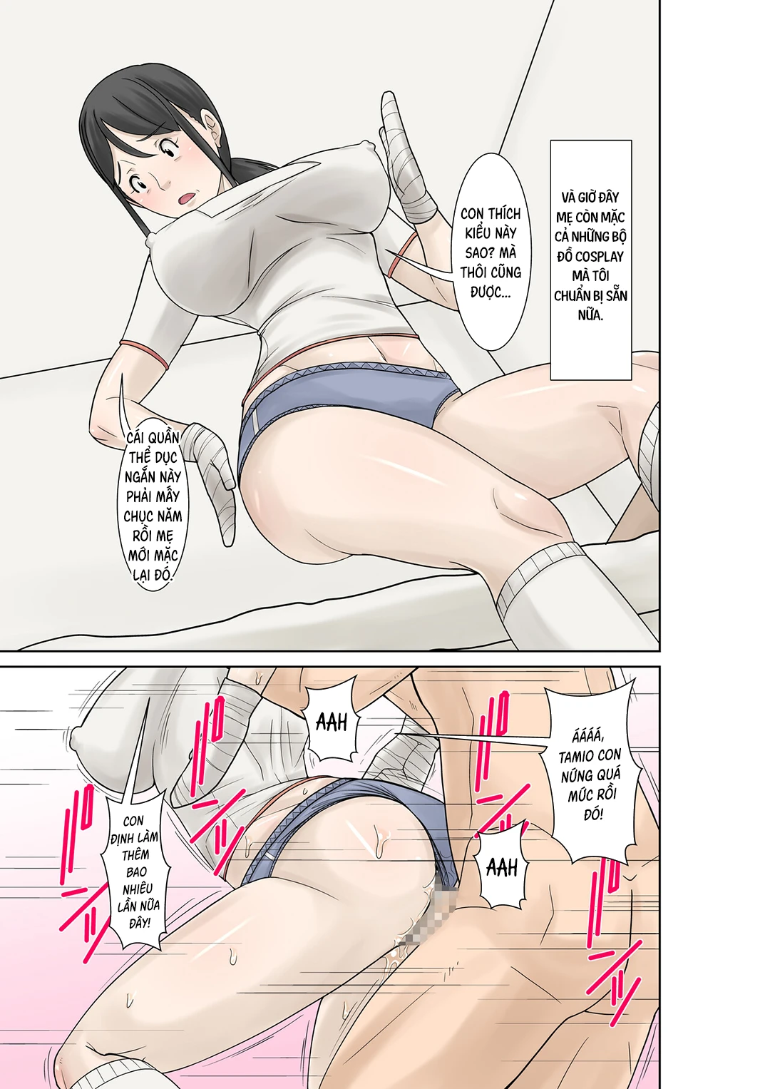 HentaiVN.net - Ảnh 50 - Okaasan ga Kossetsushita no de Musuko no Ore ga Kaigosuru - Oneshot