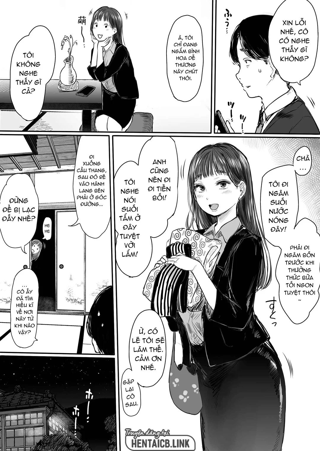 HentaiVN.net - Ảnh 12 - Shucchou, Kouhai to Aibeya. Yukishi Nure Hada ni Shiboritsukusareta Yoru - Chương 1