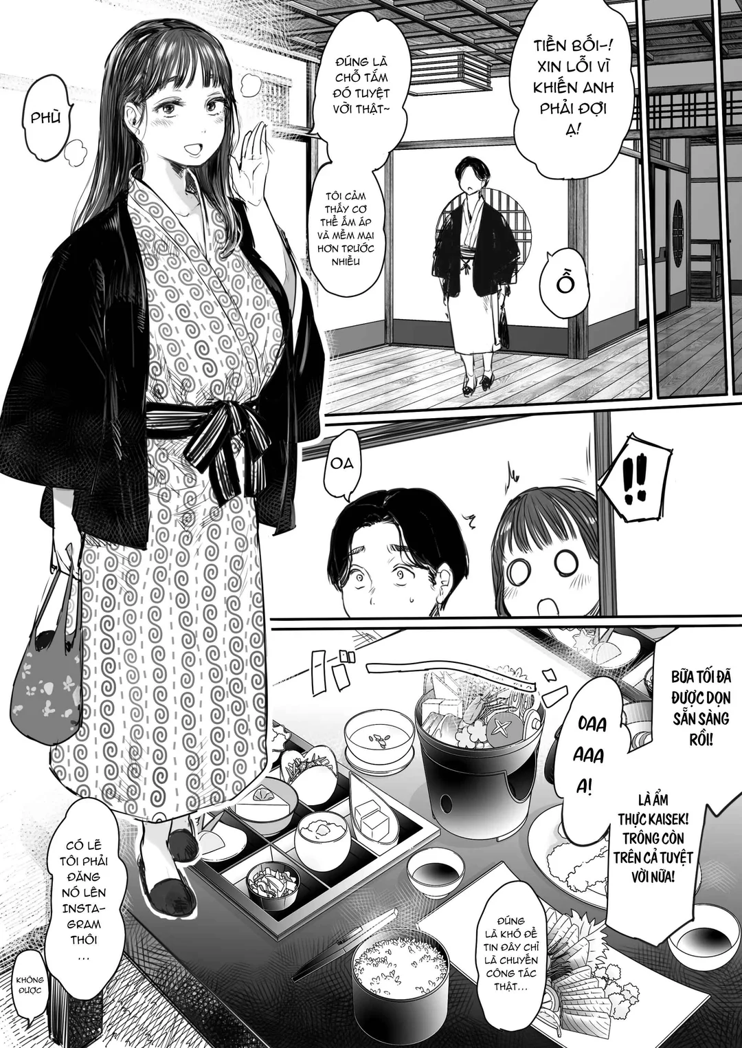 HentaiVN.net - Ảnh 13 - Shucchou, Kouhai to Aibeya. Yukishi Nure Hada ni Shiboritsukusareta Yoru - Chương 1