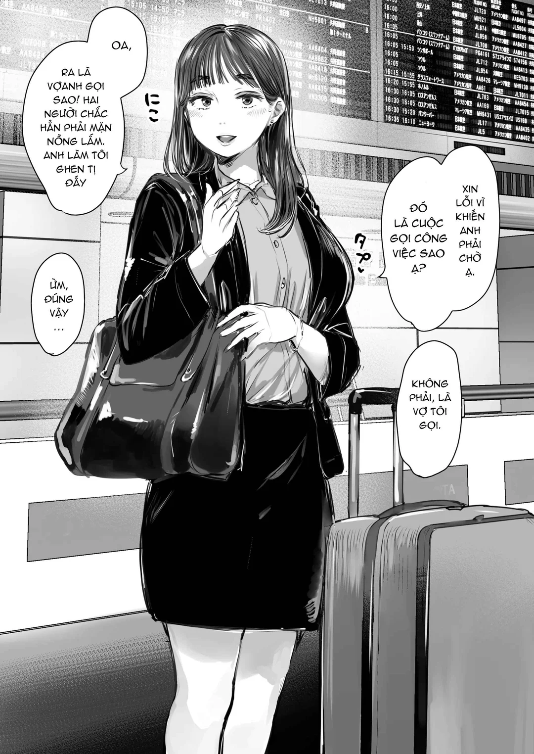 HentaiVN.net - Ảnh 4 - Shucchou, Kouhai to Aibeya. Yukishi Nure Hada ni Shiboritsukusareta Yoru - Chương 1