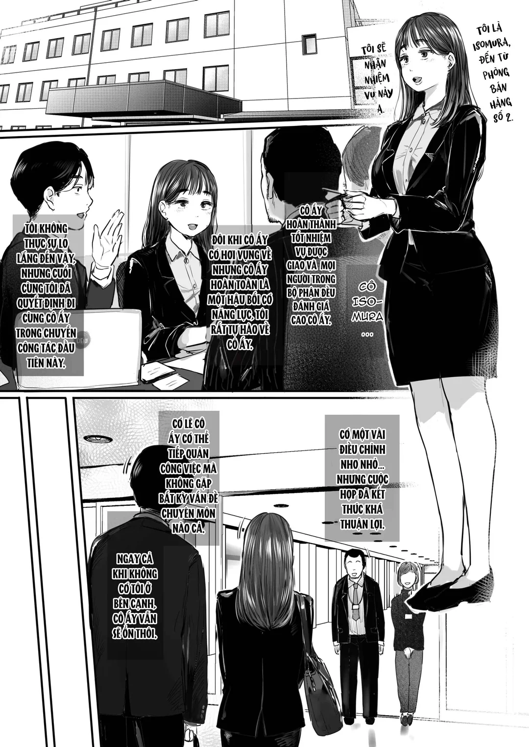 HentaiVN.net - Ảnh 5 - Shucchou, Kouhai to Aibeya. Yukishi Nure Hada ni Shiboritsukusareta Yoru - Chương 1