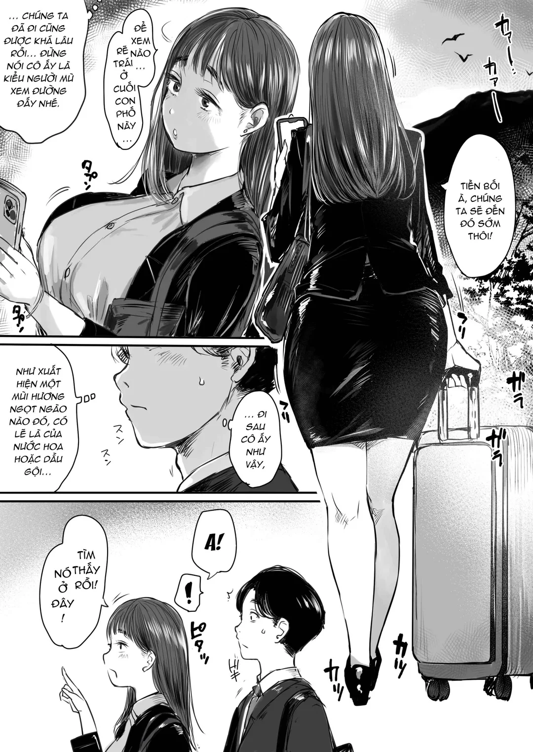 HentaiVN.net - Ảnh 7 - Shucchou, Kouhai to Aibeya. Yukishi Nure Hada ni Shiboritsukusareta Yoru - Chương 1