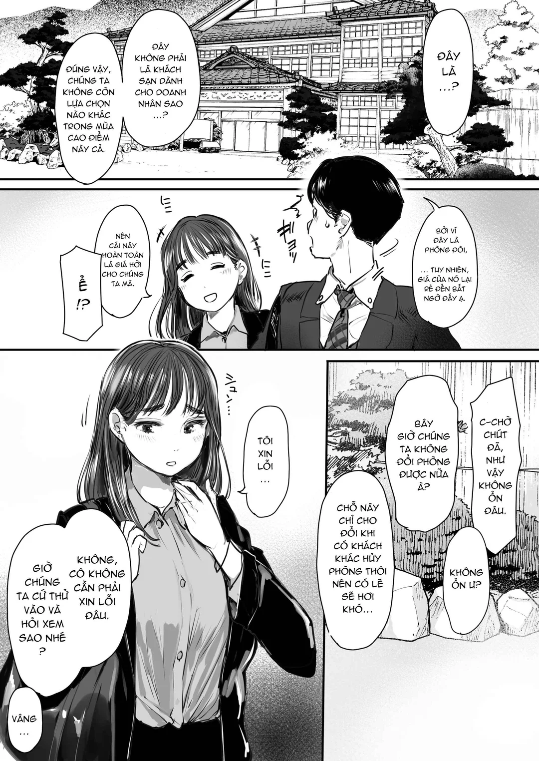 HentaiVN.net - Ảnh 8 - Shucchou, Kouhai to Aibeya. Yukishi Nure Hada ni Shiboritsukusareta Yoru - Chương 1