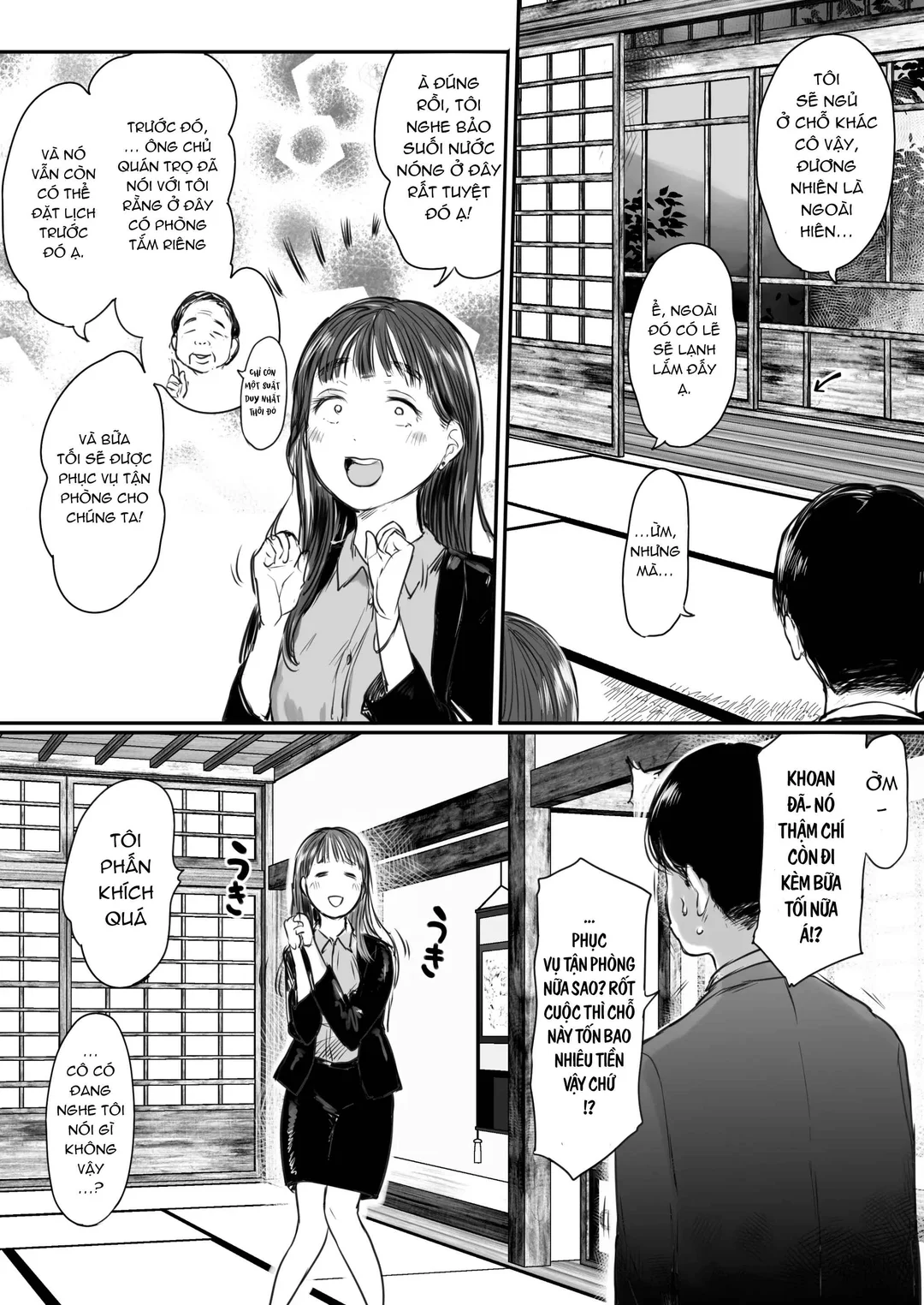HentaiVN.net - Ảnh 10 - Shucchou, Kouhai to Aibeya. Yukishi Nure Hada ni Shiboritsukusareta Yoru - Chương 1