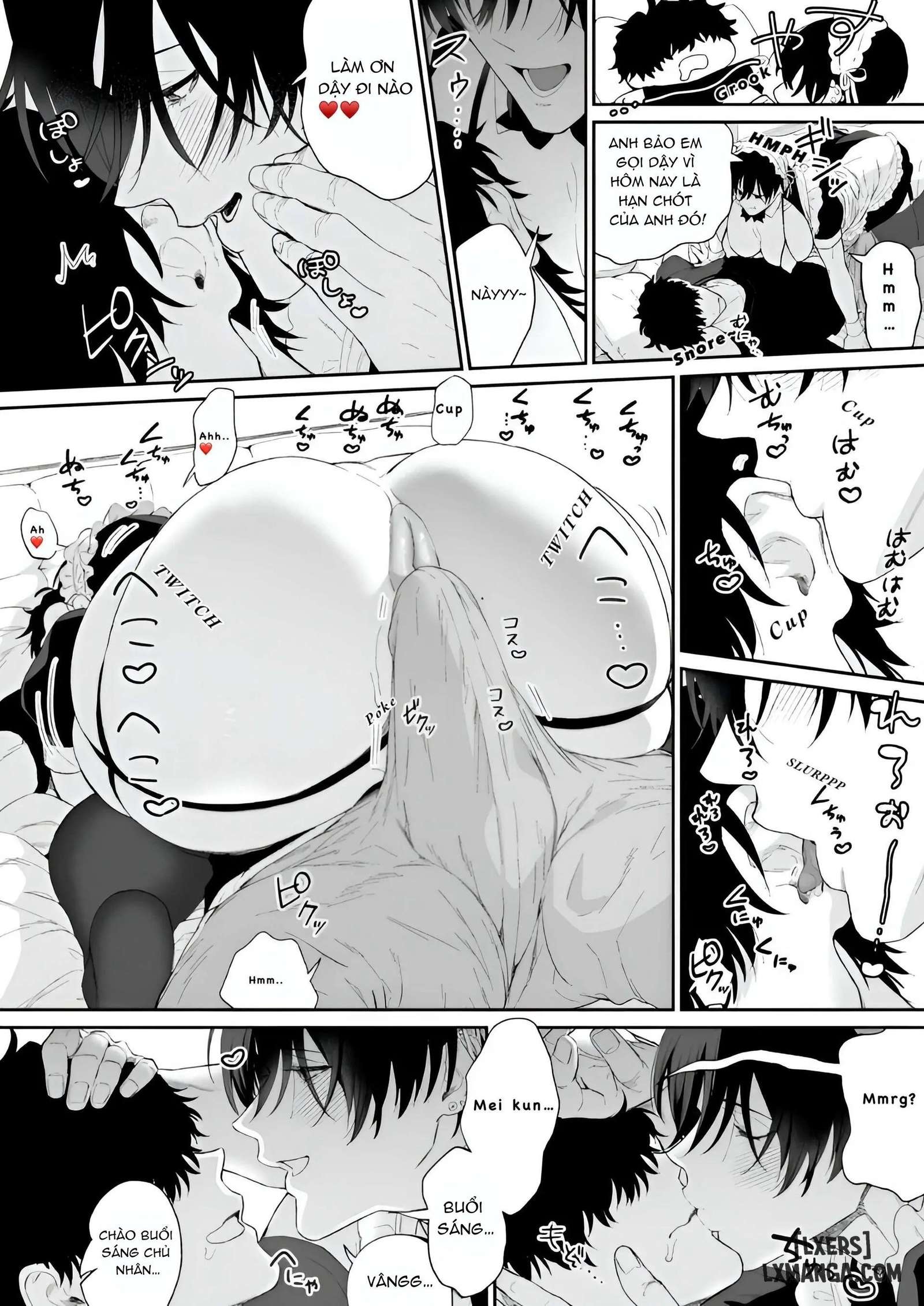 HentaiVN.net - Ảnh 3 - Mei the Maid – Morning Wood Relief - Oneshot