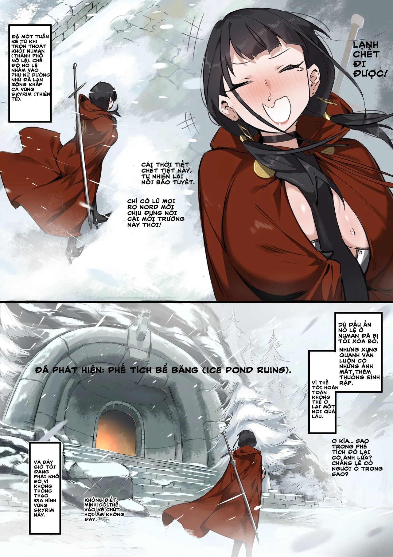HentaiVN.net - Ảnh 3 - Dragonborn – Bandit Camp - Oneshot
