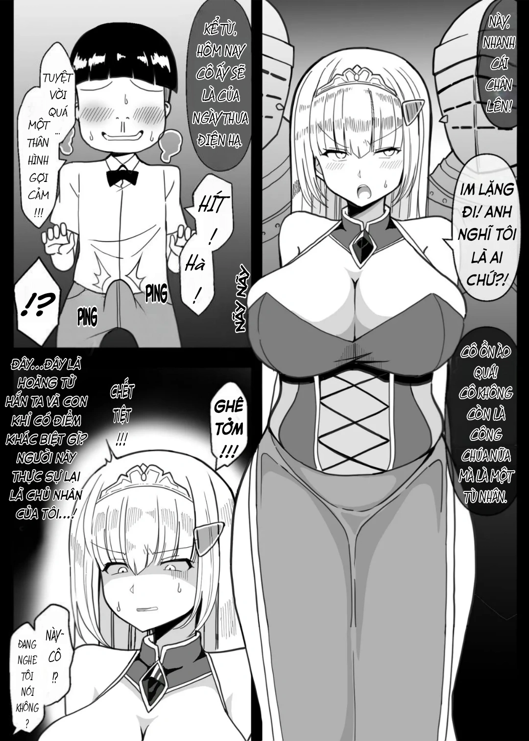 HentaiVN.net - Ảnh 3 - Công chúa rơi vào tay một đứa trẻ hư hỏng. - Oneshot