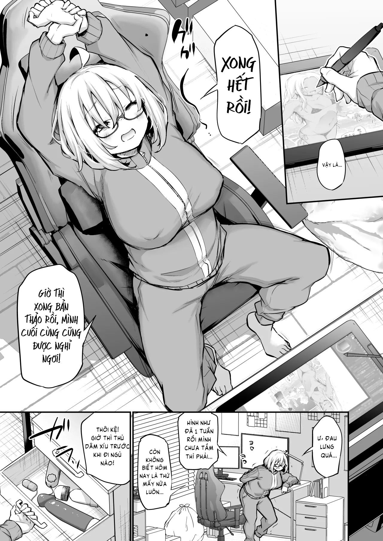 HentaiVN.net - Ảnh 3 - Furo Kyan Inkya Onna, Hatsu Kareshi Chinpo de Mesu ni Naru - Chap 1