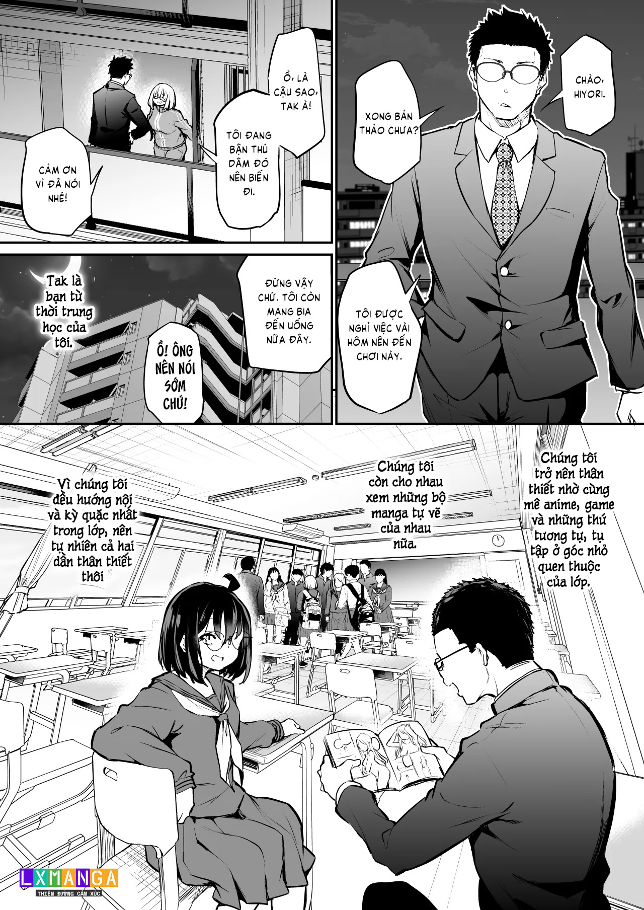 HentaiVN.net - Ảnh 5 - Furo Kyan Inkya Onna, Hatsu Kareshi Chinpo de Mesu ni Naru - Chap 1