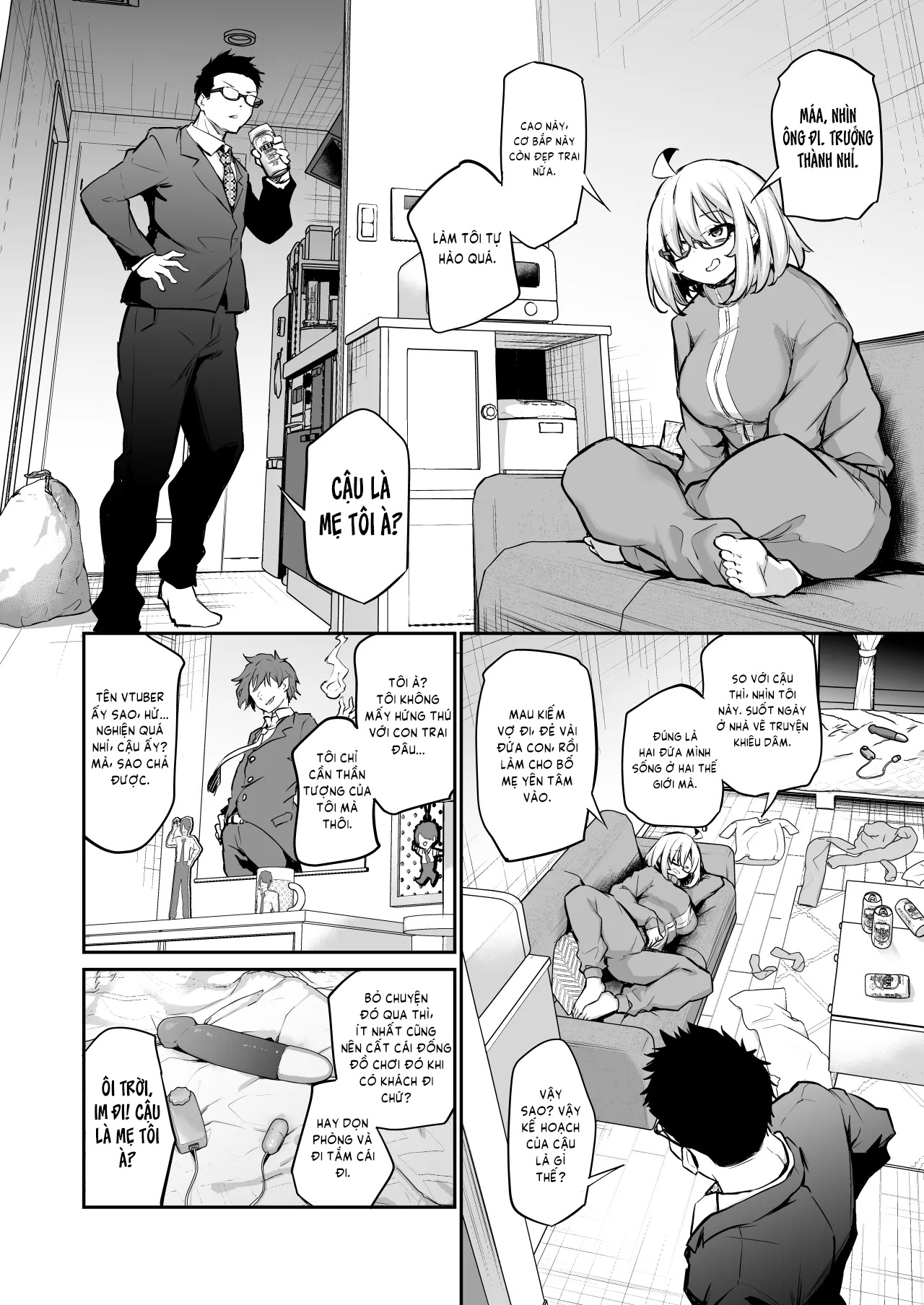 HentaiVN.net - Ảnh 6 - Furo Kyan Inkya Onna, Hatsu Kareshi Chinpo de Mesu ni Naru - Chap 1