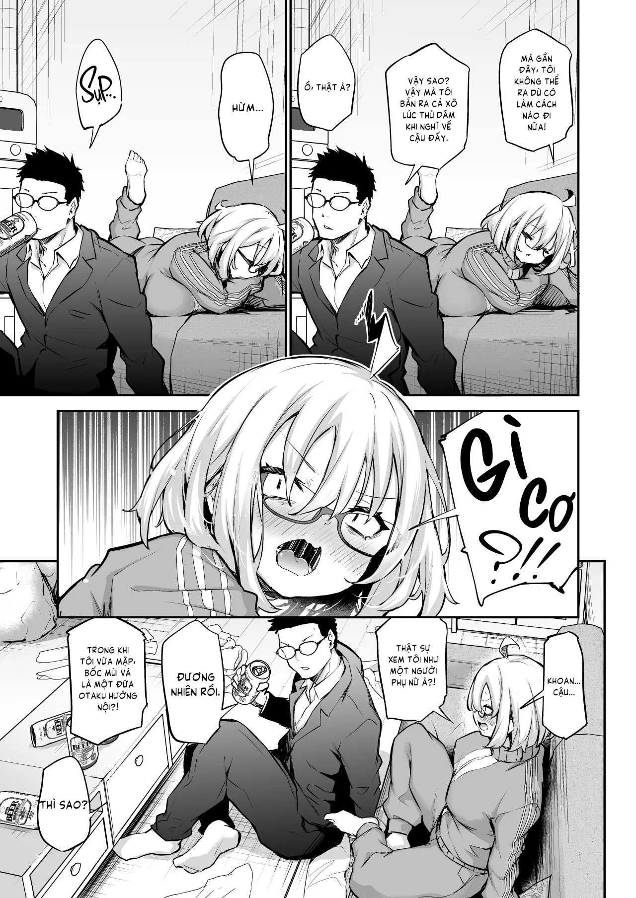 HentaiVN.net - Ảnh 7 - Furo Kyan Inkya Onna, Hatsu Kareshi Chinpo de Mesu ni Naru - Chap 1