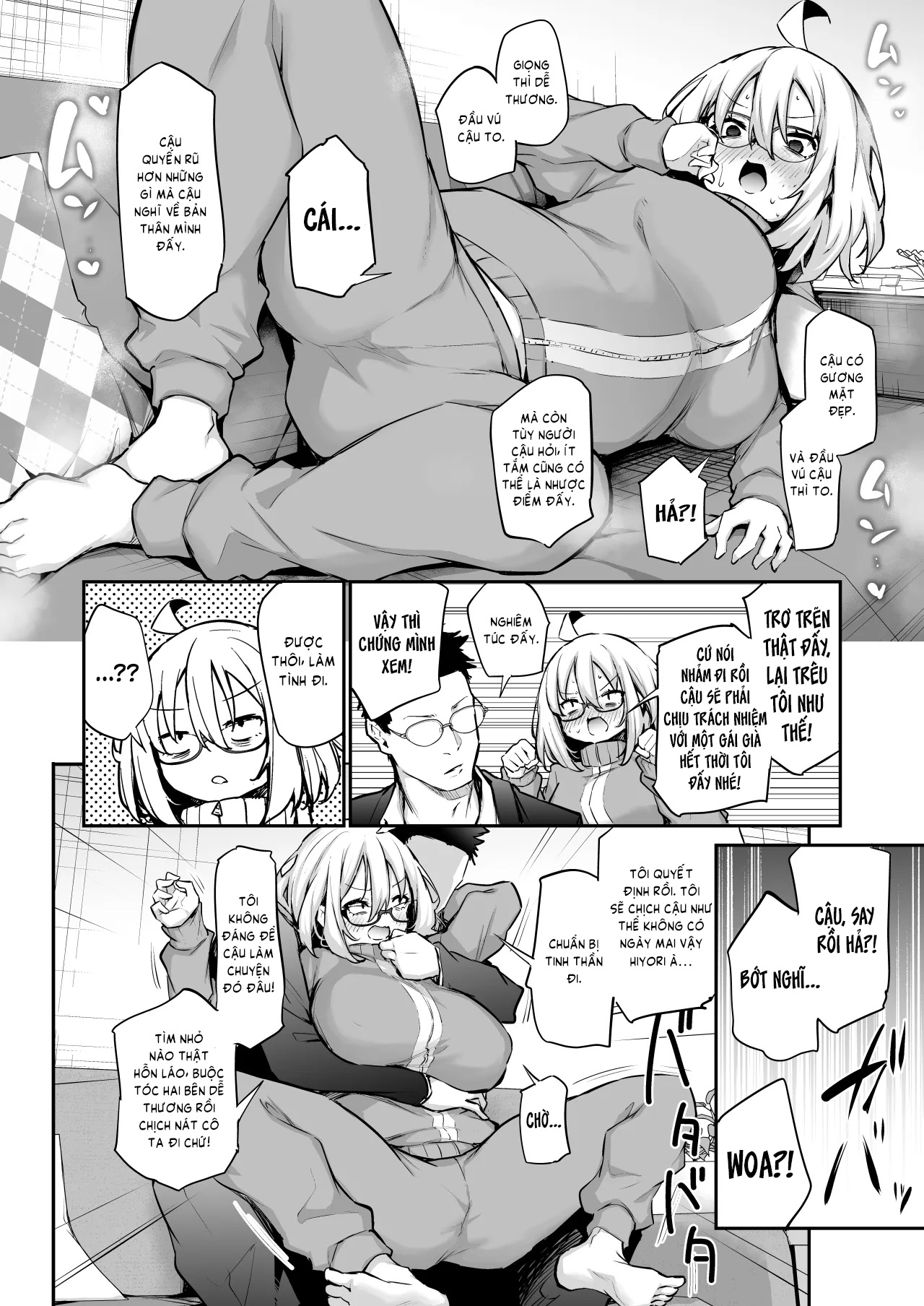 HentaiVN.net - Ảnh 8 - Furo Kyan Inkya Onna, Hatsu Kareshi Chinpo de Mesu ni Naru - Chap 1