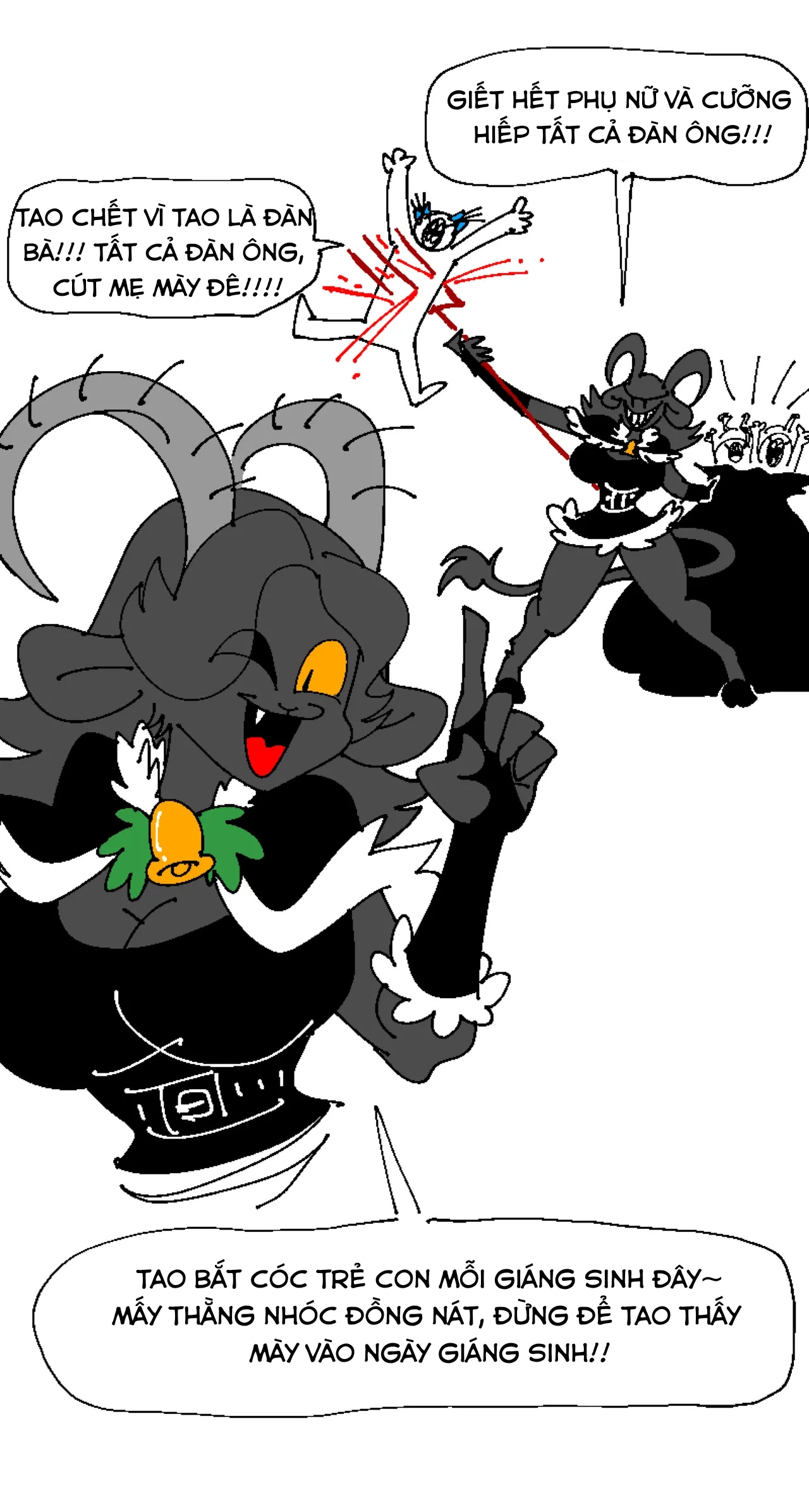 HentaiVN.net - Ảnh 3 - Christmas Devil, Krampus's thick pussy flesh and soft, extra-large mamma sac - ONESHOT CÂN KÈO
