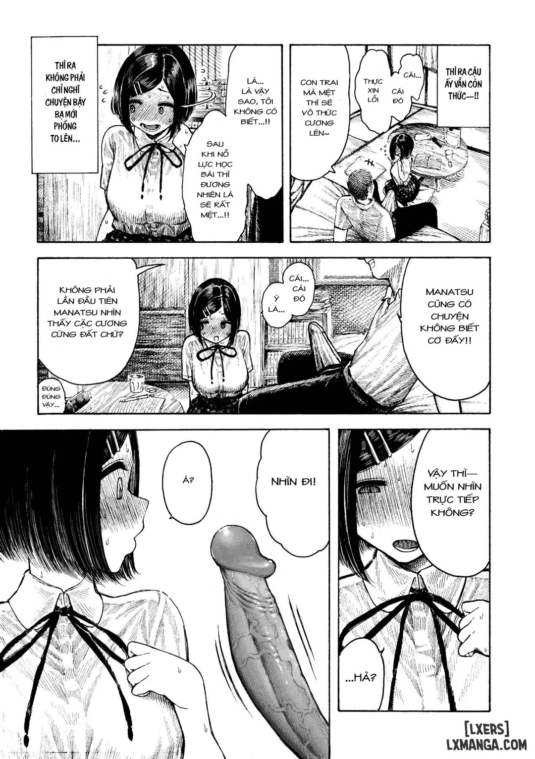 HentaiVN.net - Ảnh 9 - Manatsu-chan no Benkyoukai - Oneshot