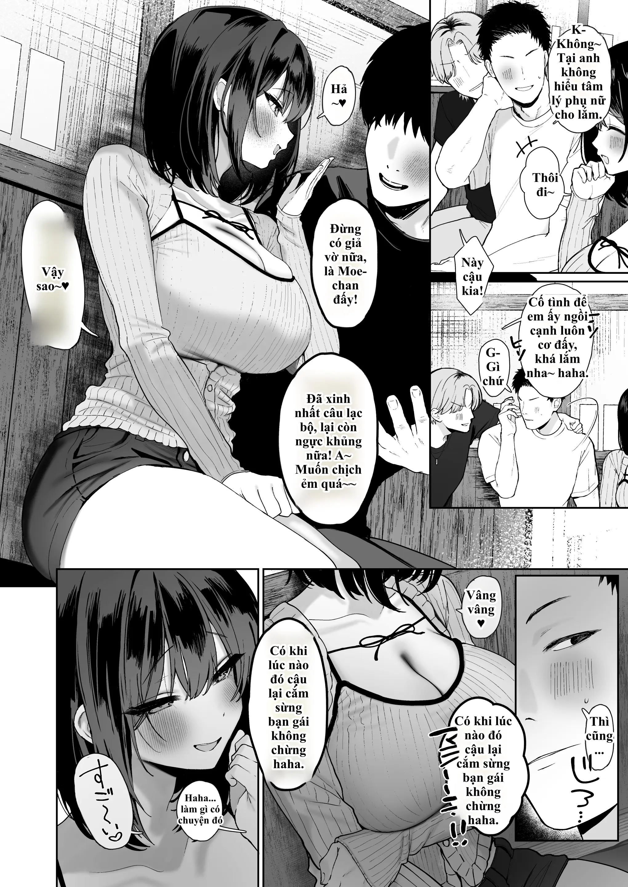 HentaiVN.net - Ảnh 3 - Cắm Sừng Người Yêu Để Chịch Tung Nóc Với Nhỏ "Trà Xanh" Cực Múp! - oneshot