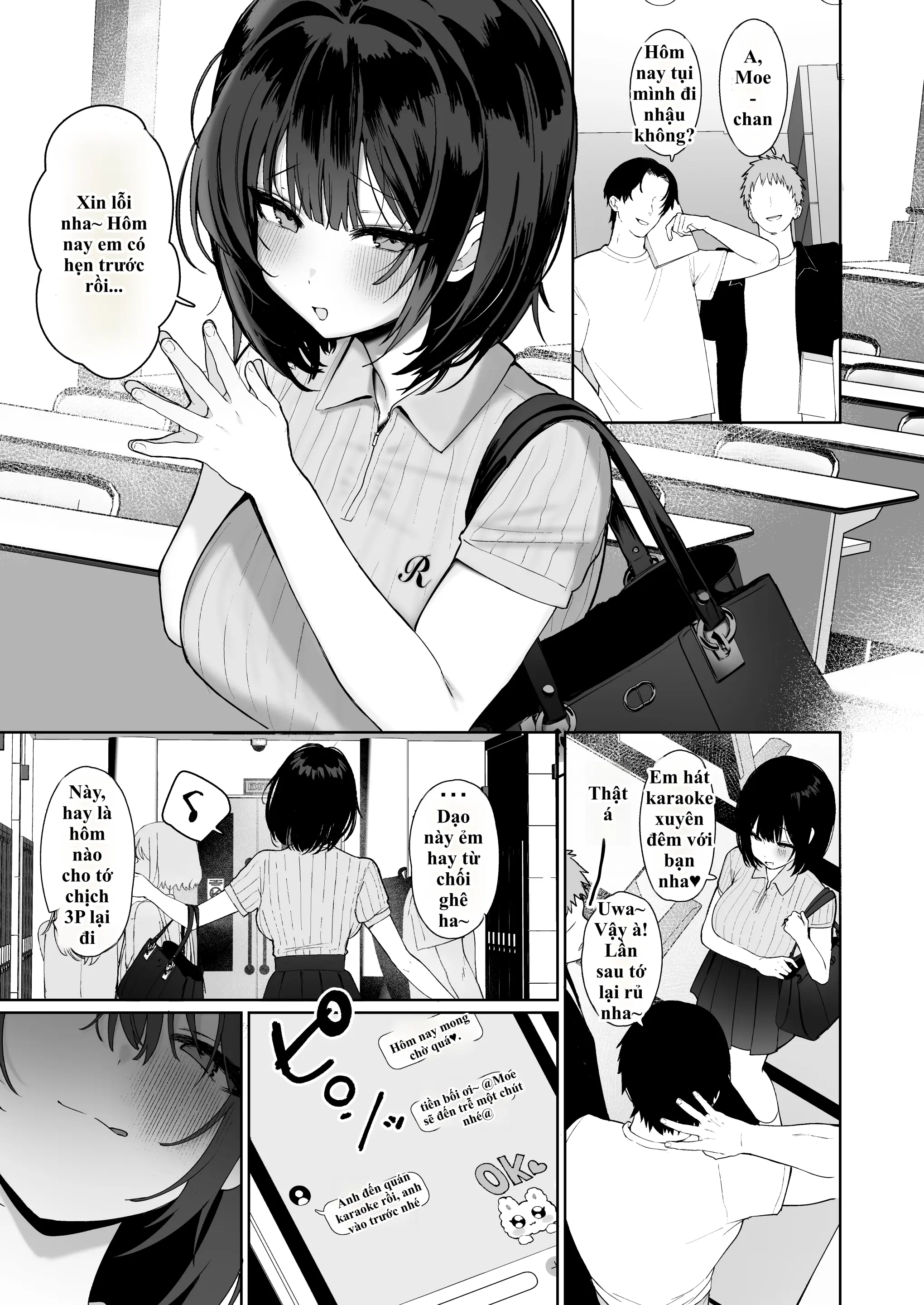 HentaiVN.net - Ảnh 28 - Cắm Sừng Người Yêu Để Chịch Tung Nóc Với Nhỏ "Trà Xanh" Cực Múp! - oneshot