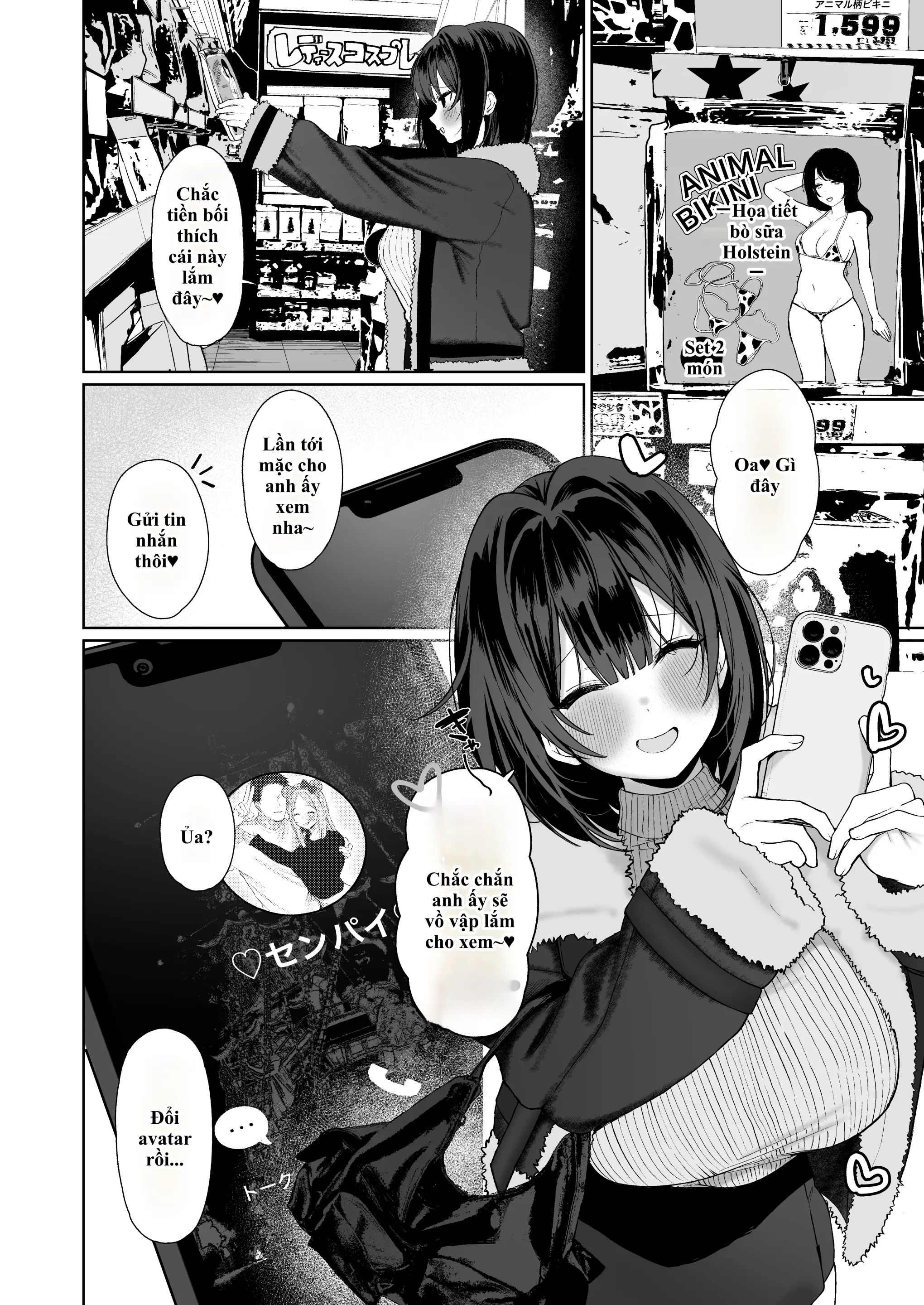 HentaiVN.net - Ảnh 37 - Cắm Sừng Người Yêu Để Chịch Tung Nóc Với Nhỏ "Trà Xanh" Cực Múp! - oneshot