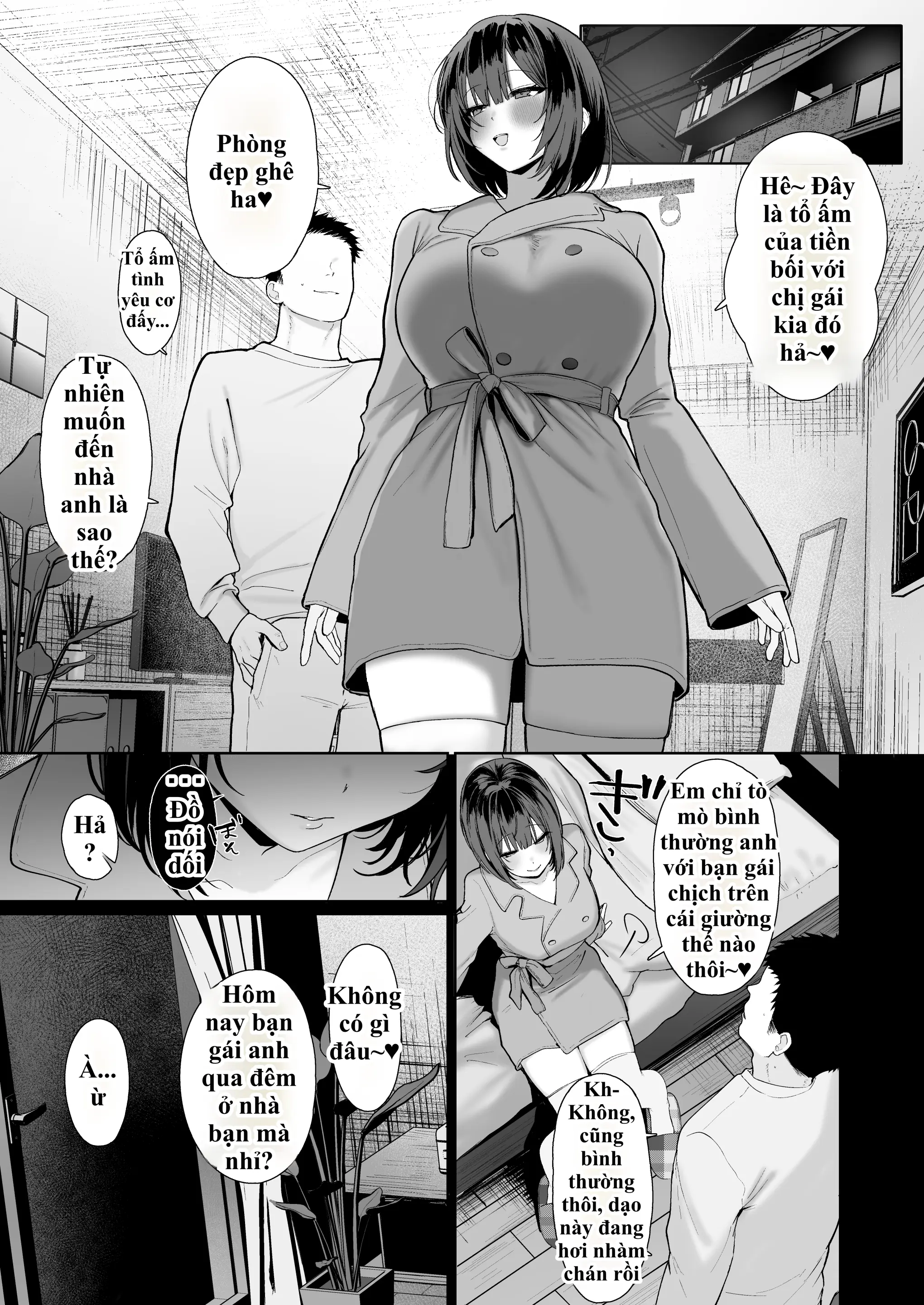 HentaiVN.net - Ảnh 40 - Cắm Sừng Người Yêu Để Chịch Tung Nóc Với Nhỏ "Trà Xanh" Cực Múp! - oneshot