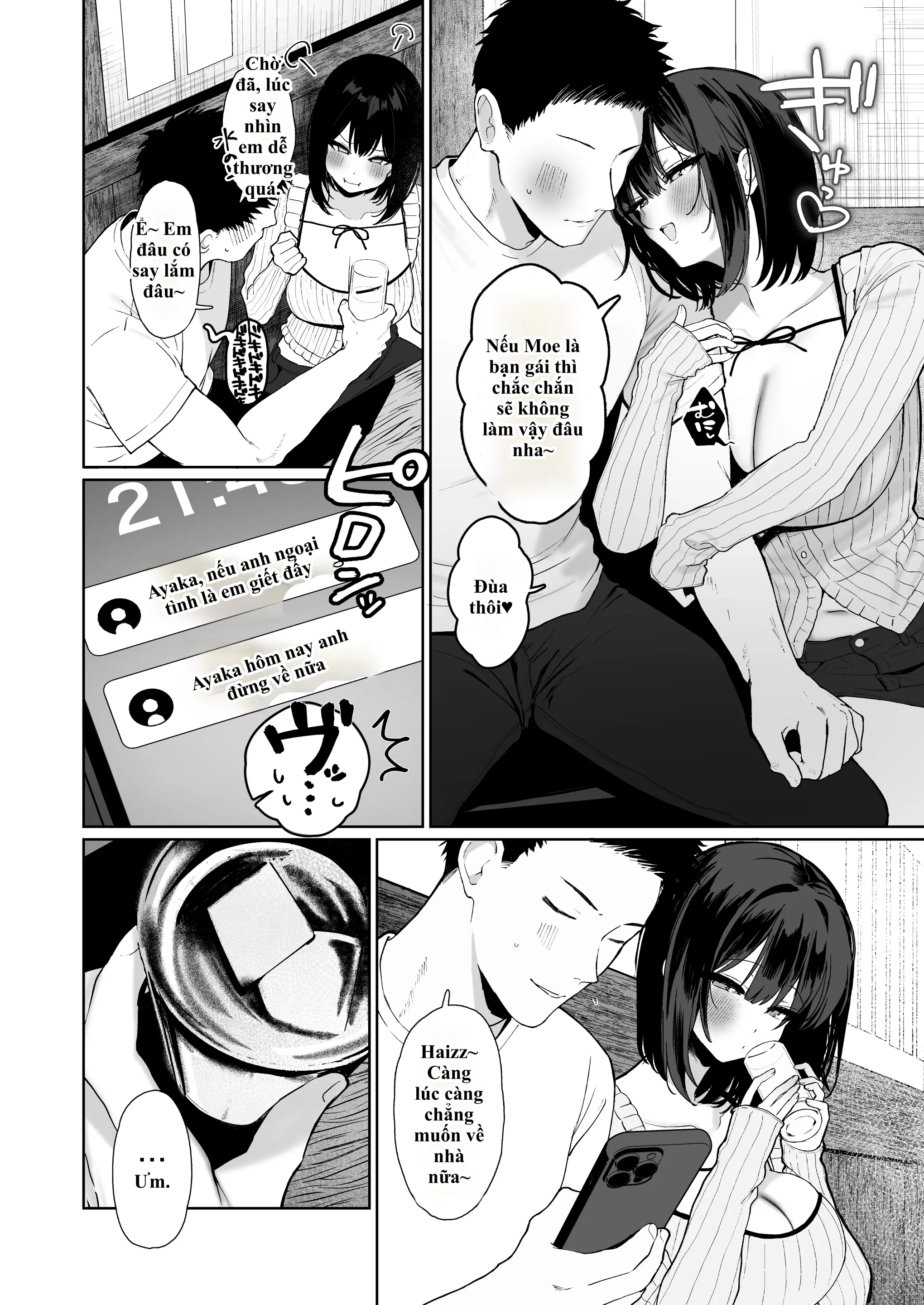 HentaiVN.net - Ảnh 5 - Cắm Sừng Người Yêu Để Chịch Tung Nóc Với Nhỏ "Trà Xanh" Cực Múp! - oneshot