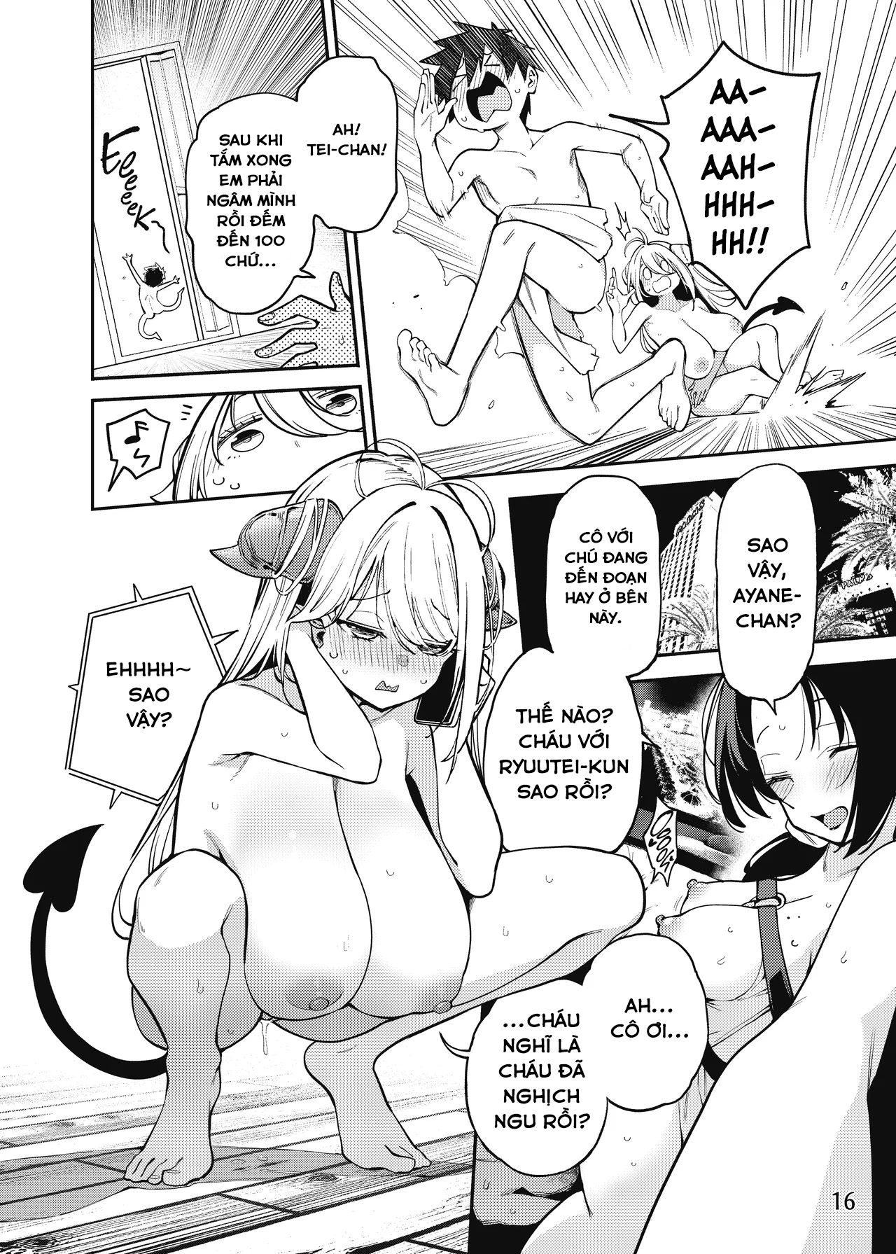 HentaiVN.net - Ảnh 18 - Ngày tháng ngọt ngào bên chị gái Succubus hàng xóm quyến rũ - oneshot
