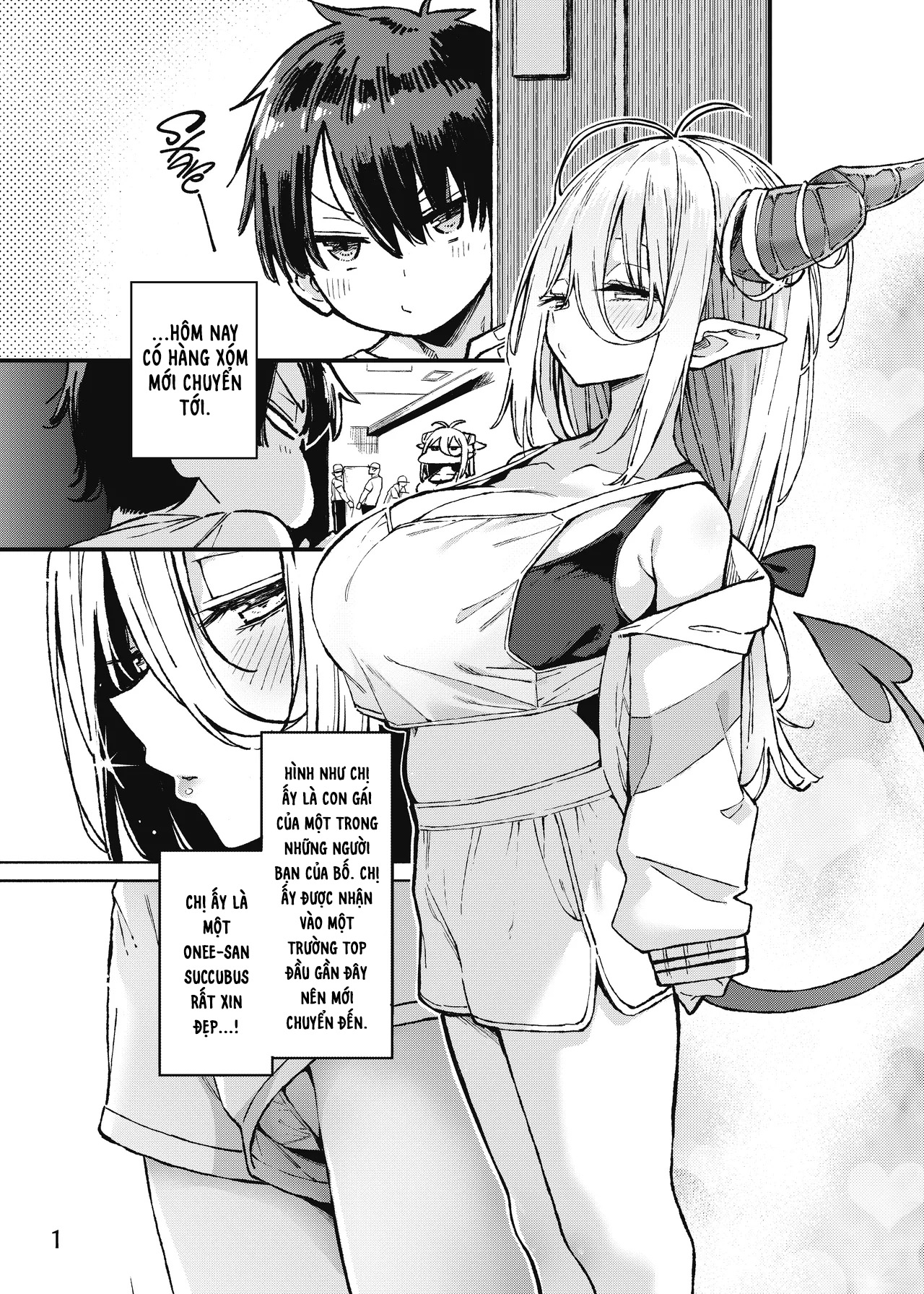 HentaiVN.net - Ảnh 3 - Ngày tháng ngọt ngào bên chị gái Succubus hàng xóm quyến rũ - oneshot