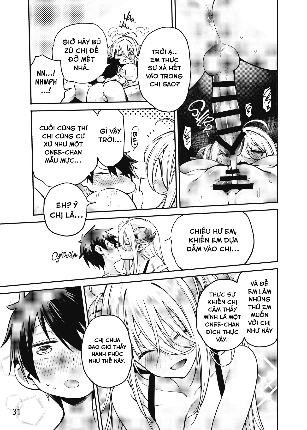 HentaiVN.net - Ảnh 33 - Ngày tháng ngọt ngào bên chị gái Succubus hàng xóm quyến rũ - oneshot
