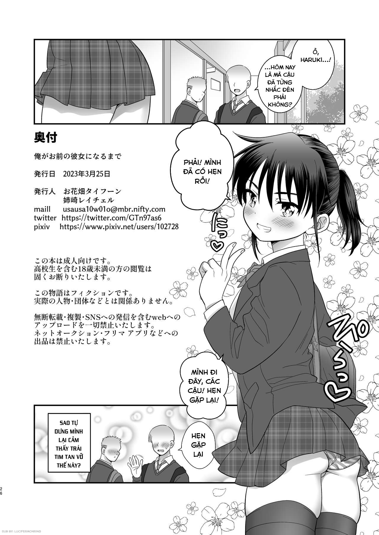 HentaiVN.net - Ảnh 28 - [Ohanabatake Typhoon (Anesaki Rachel)] Ore ga Omae no Kanojo ni Naru made | Becoming your Girlfriend - Chapter 1
