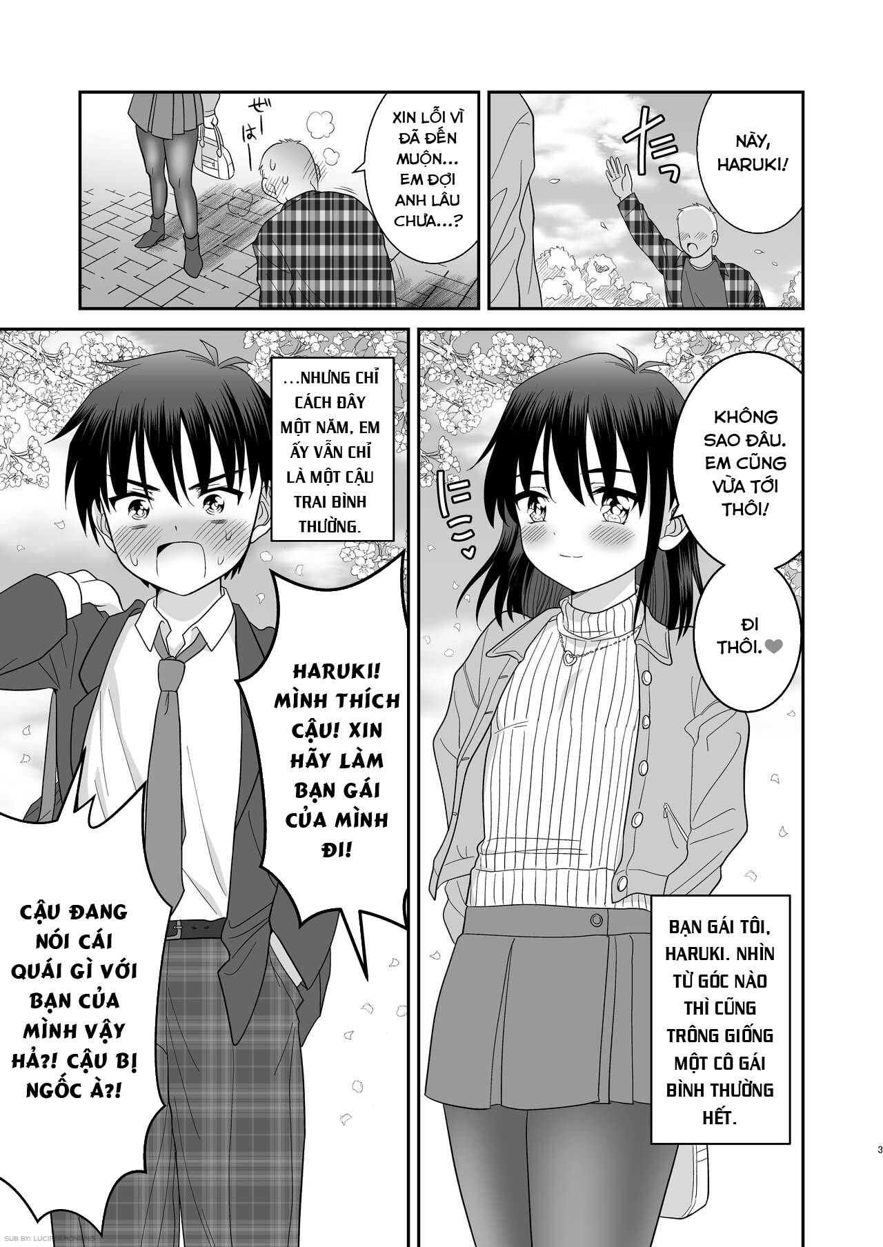 HentaiVN.net - Ảnh 5 - [Ohanabatake Typhoon (Anesaki Rachel)] Ore ga Omae no Kanojo ni Naru made | Becoming your Girlfriend - Chapter 1