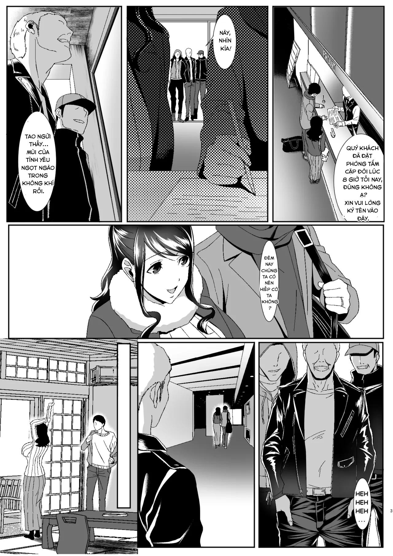 HentaiVN.net - Ảnh 3 - Niizuma Gari | Newly Wed Hunting - chap 1