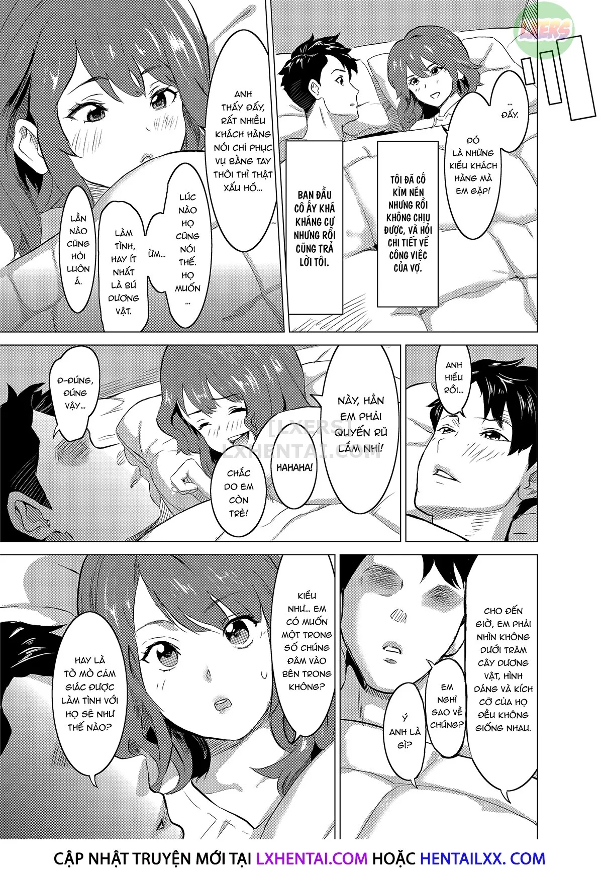 HentaiVN.net - Ảnh 10 - Tôi bắt vợ làm việc tại nhà thổ - Chap 1