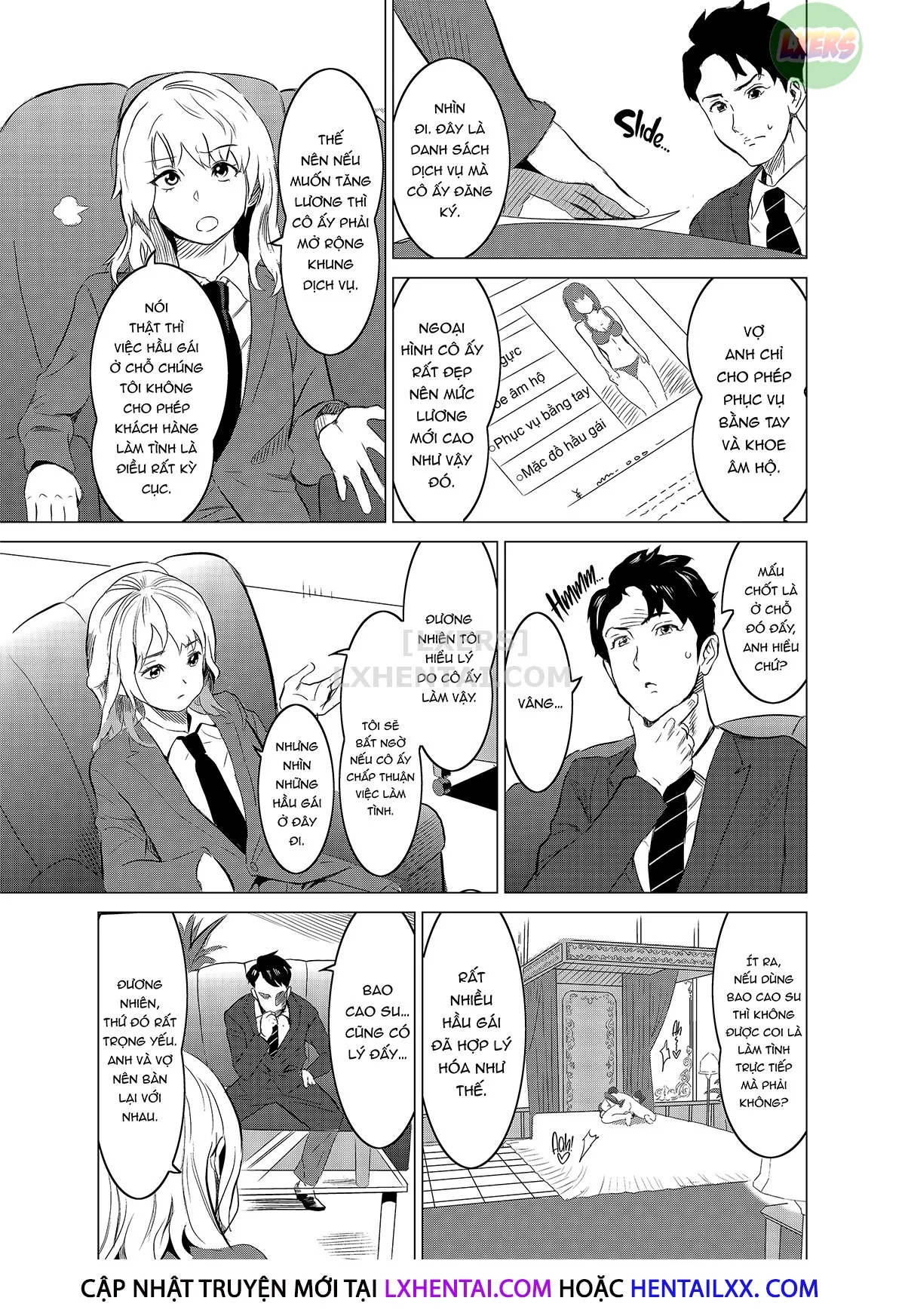 HentaiVN.net - Ảnh 14 - Tôi bắt vợ làm việc tại nhà thổ - Chap 1