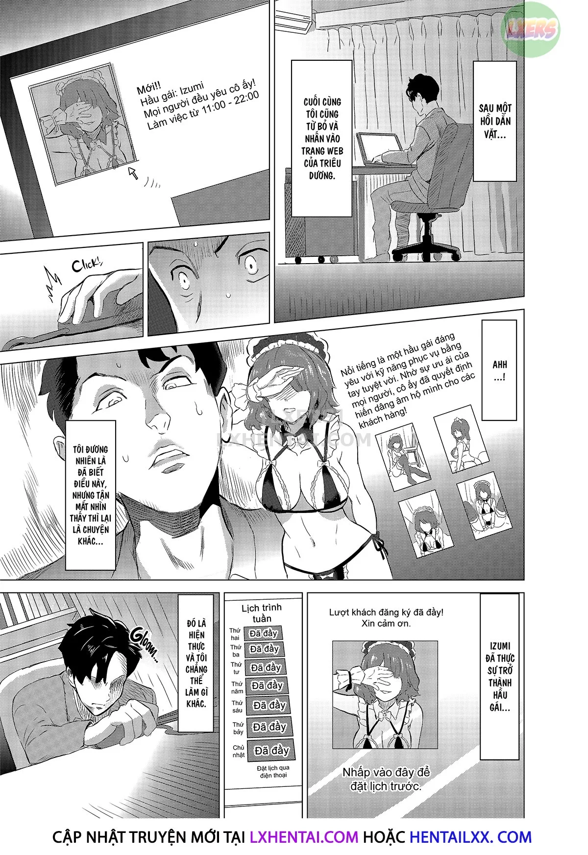 HentaiVN.net - Ảnh 20 - Tôi bắt vợ làm việc tại nhà thổ - Chap 1