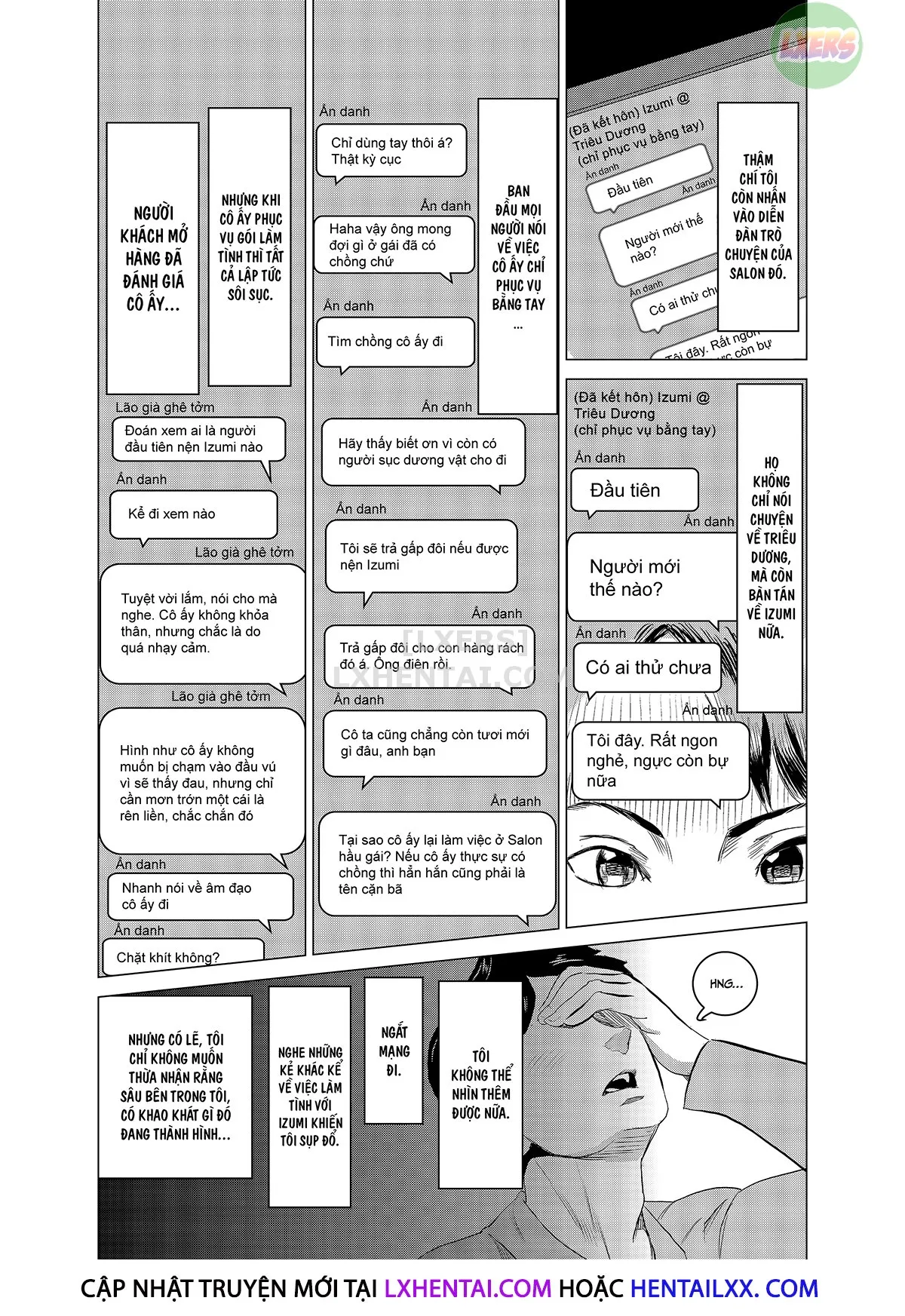 HentaiVN.net - Ảnh 21 - Tôi bắt vợ làm việc tại nhà thổ - Chap 1