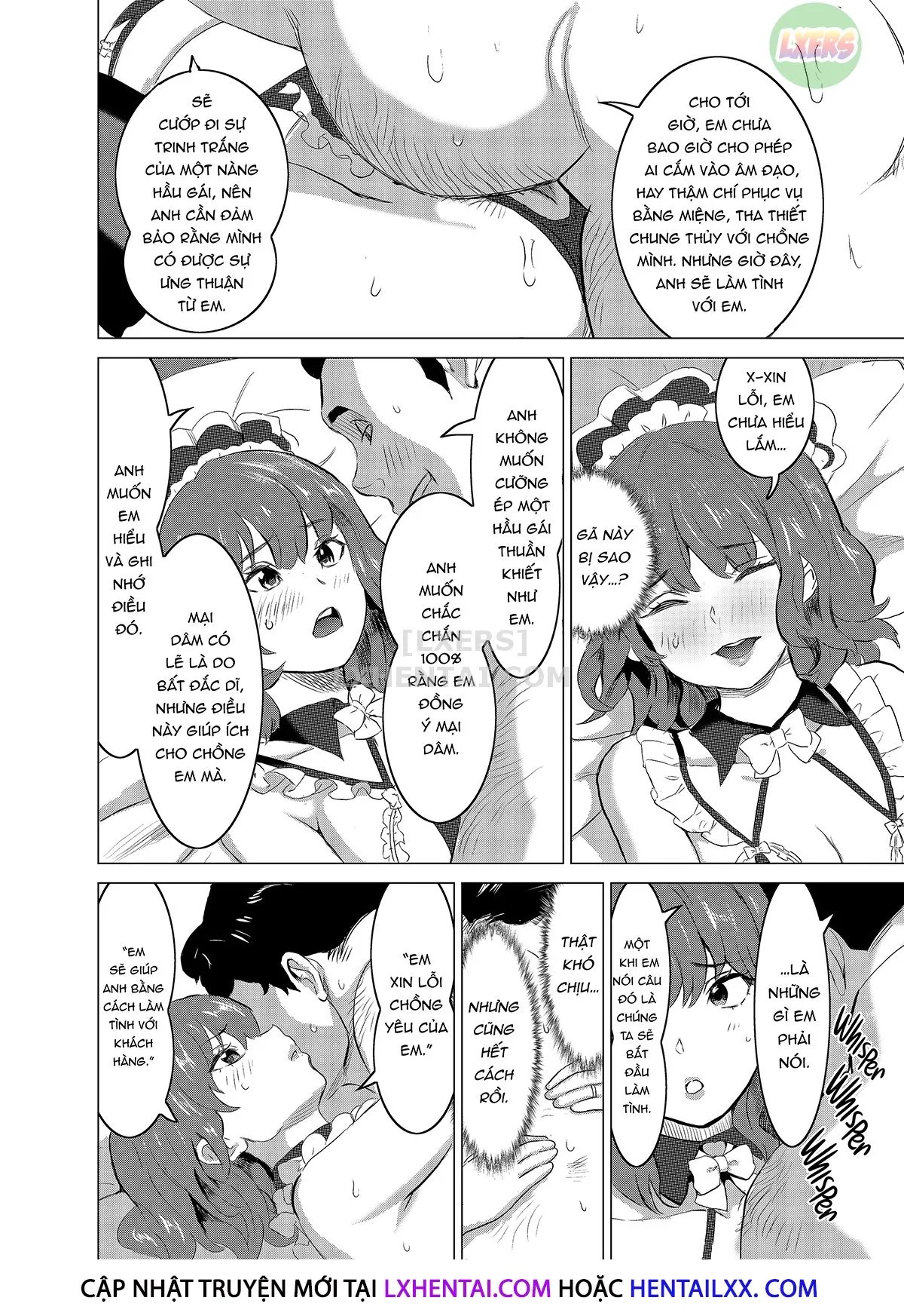 HentaiVN.net - Ảnh 23 - Tôi bắt vợ làm việc tại nhà thổ - Chap 1