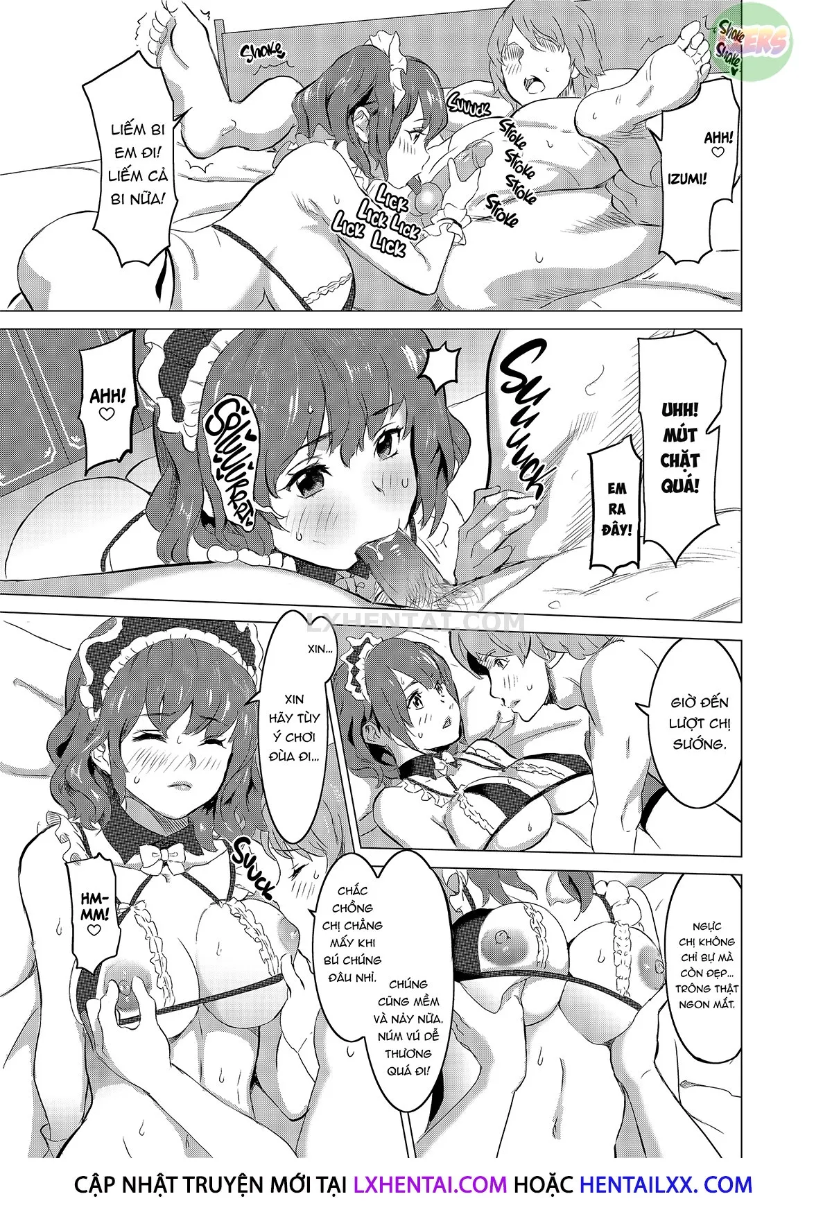 HentaiVN.net - Ảnh 32 - Tôi bắt vợ làm việc tại nhà thổ - Chap 1