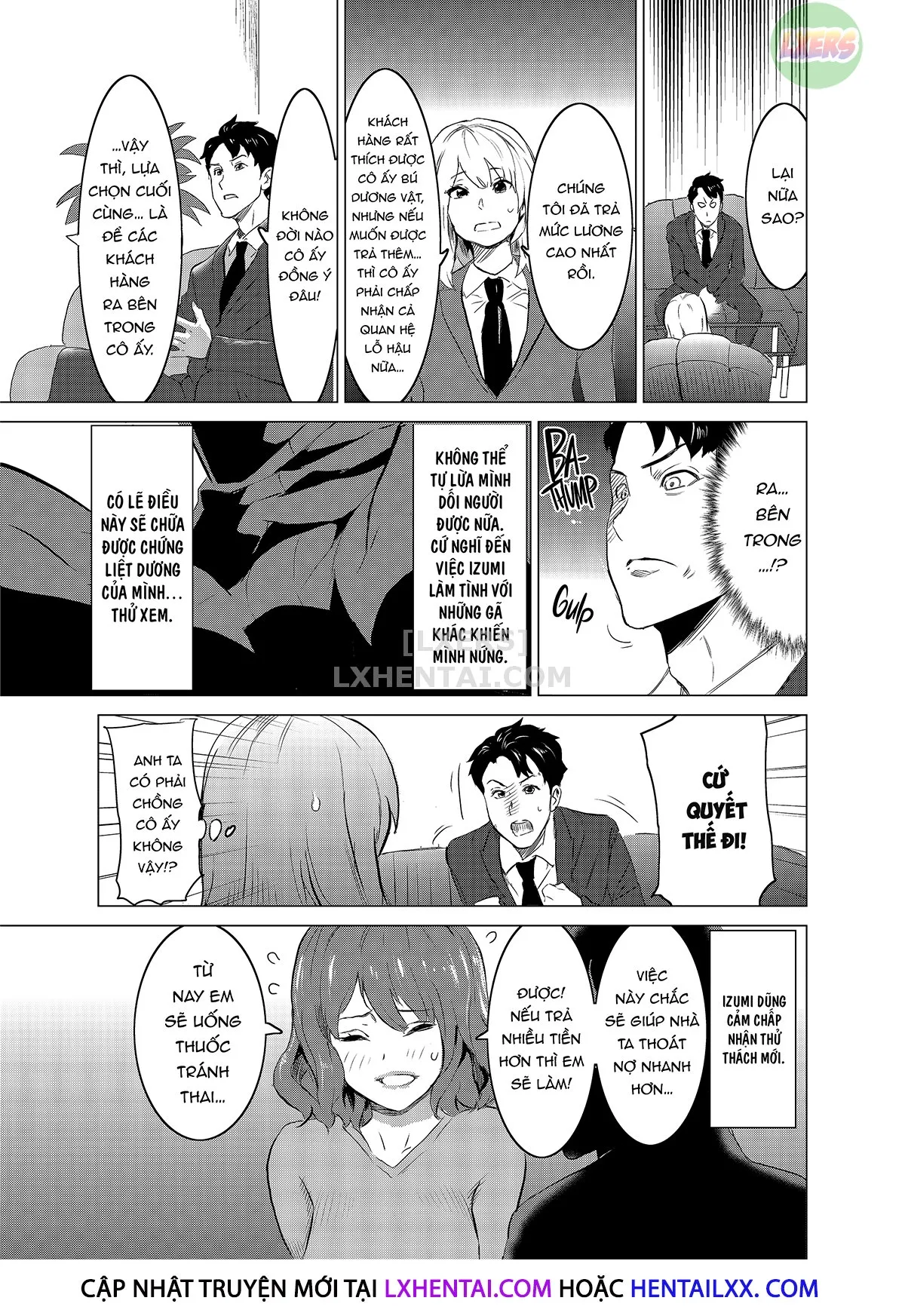 HentaiVN.net - Ảnh 34 - Tôi bắt vợ làm việc tại nhà thổ - Chap 1