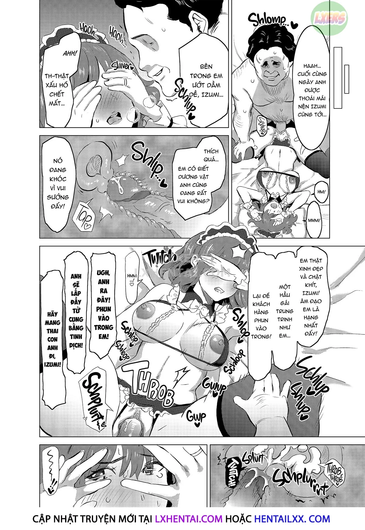 HentaiVN.net - Ảnh 35 - Tôi bắt vợ làm việc tại nhà thổ - Chap 1