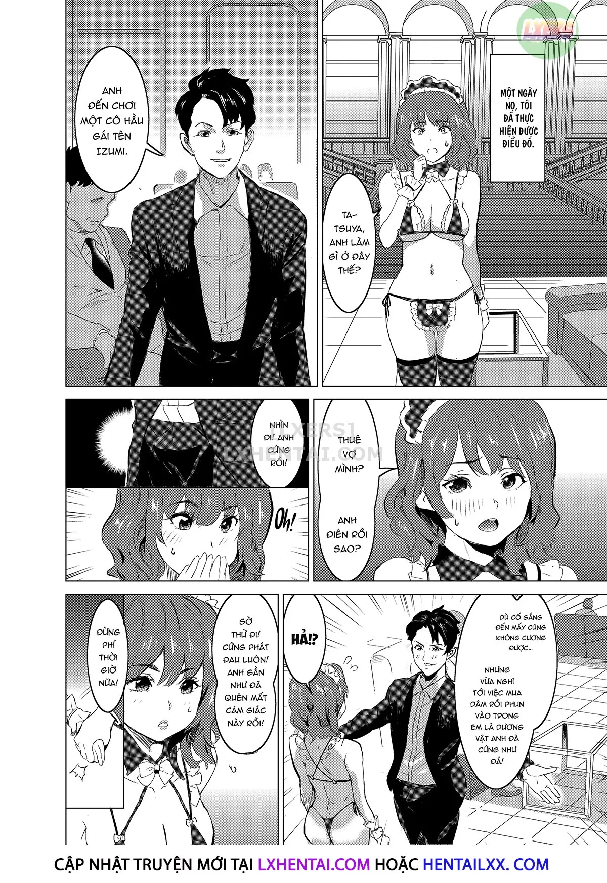 HentaiVN.net - Ảnh 41 - Tôi bắt vợ làm việc tại nhà thổ - Chap 1