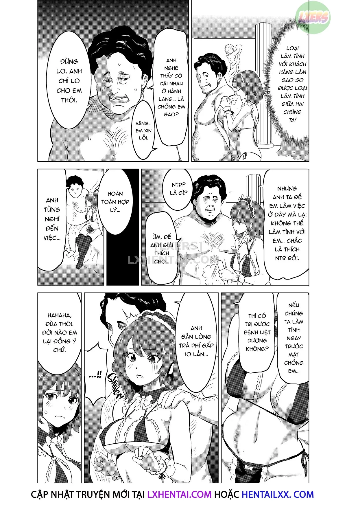 HentaiVN.net - Ảnh 44 - Tôi bắt vợ làm việc tại nhà thổ - Chap 1