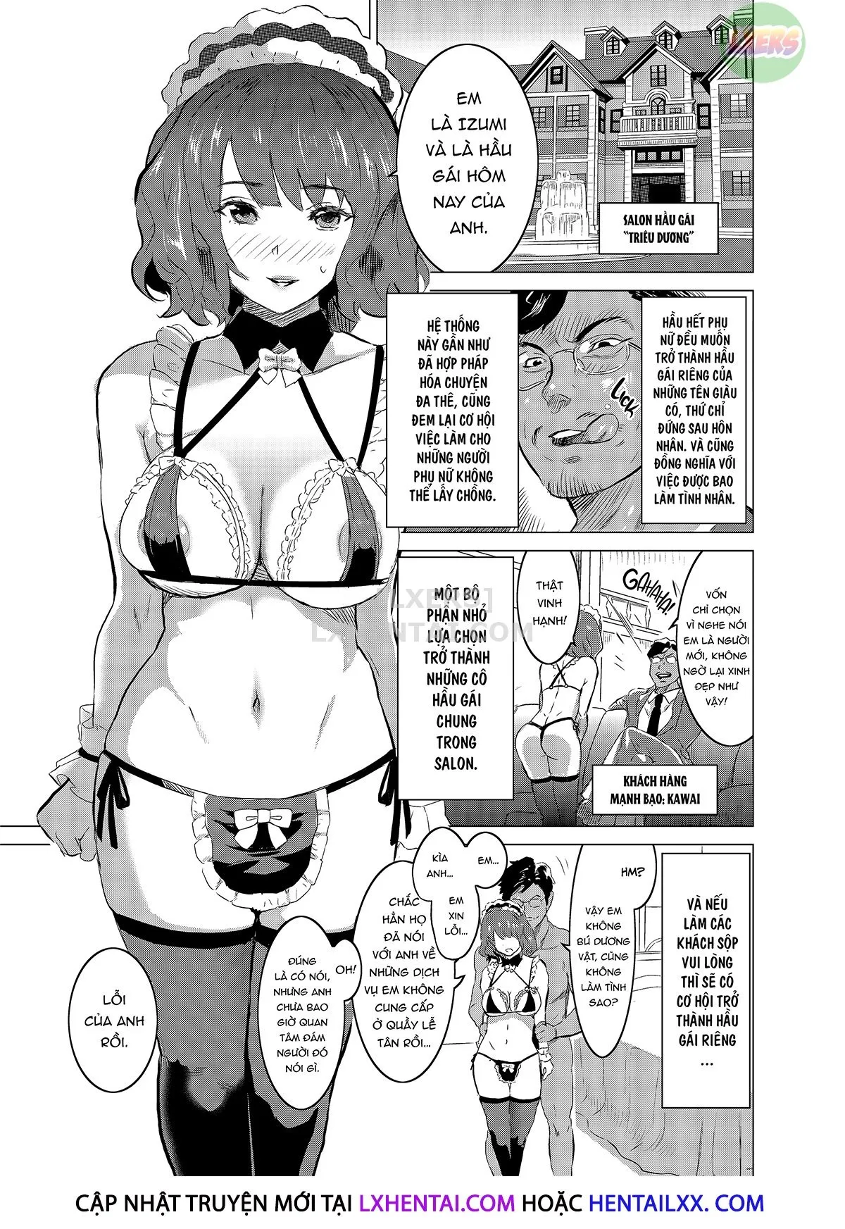 HentaiVN.net - Ảnh 6 - Tôi bắt vợ làm việc tại nhà thổ - Chap 1
