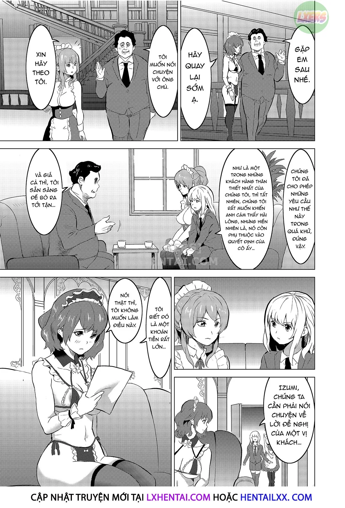 HentaiVN.net - Ảnh 10 - Tôi bắt vợ làm việc tại nhà thổ - Chap 2 - Creepy Customer Fukumoto