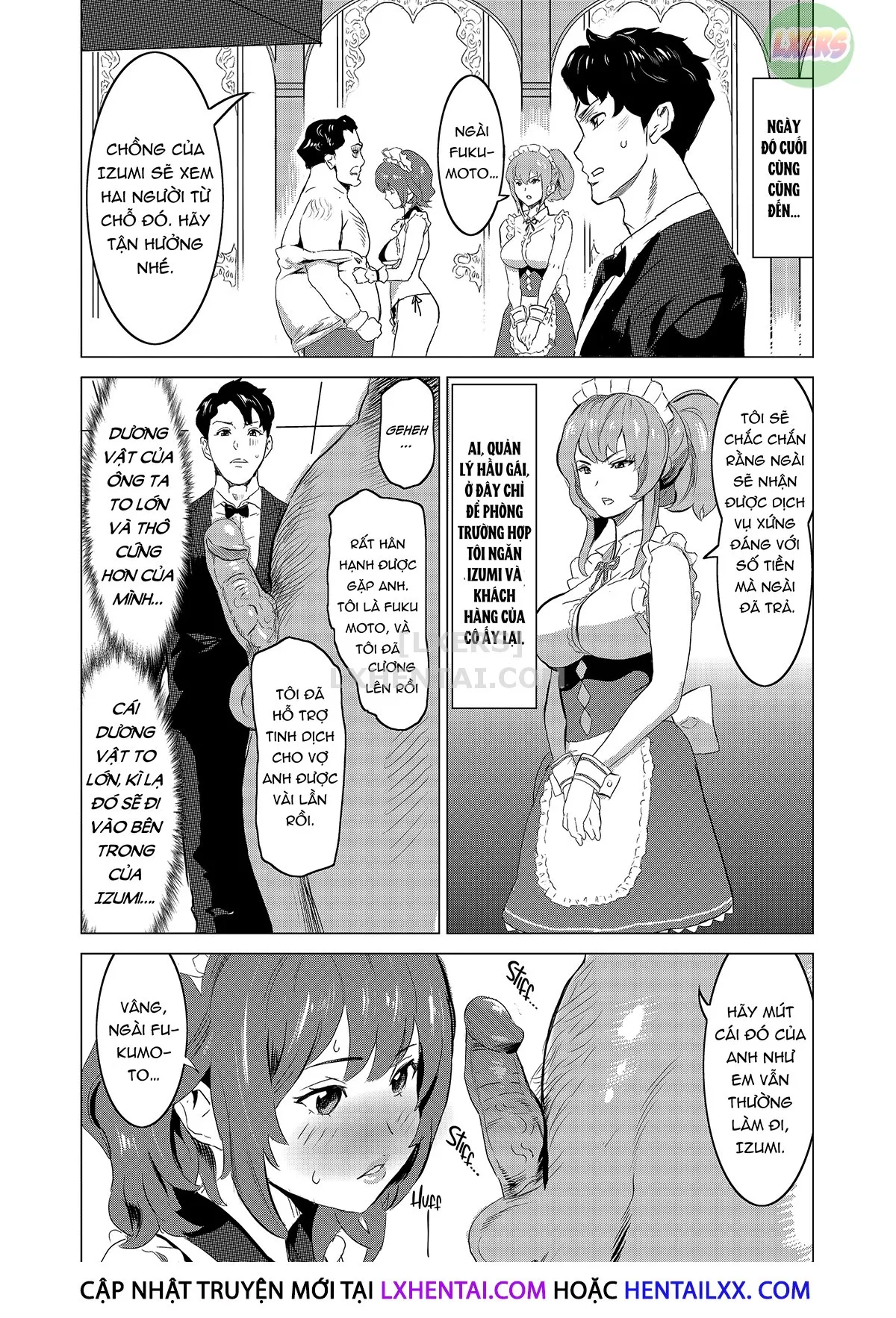 HentaiVN.net - Ảnh 14 - Tôi bắt vợ làm việc tại nhà thổ - Chap 2 - Creepy Customer Fukumoto