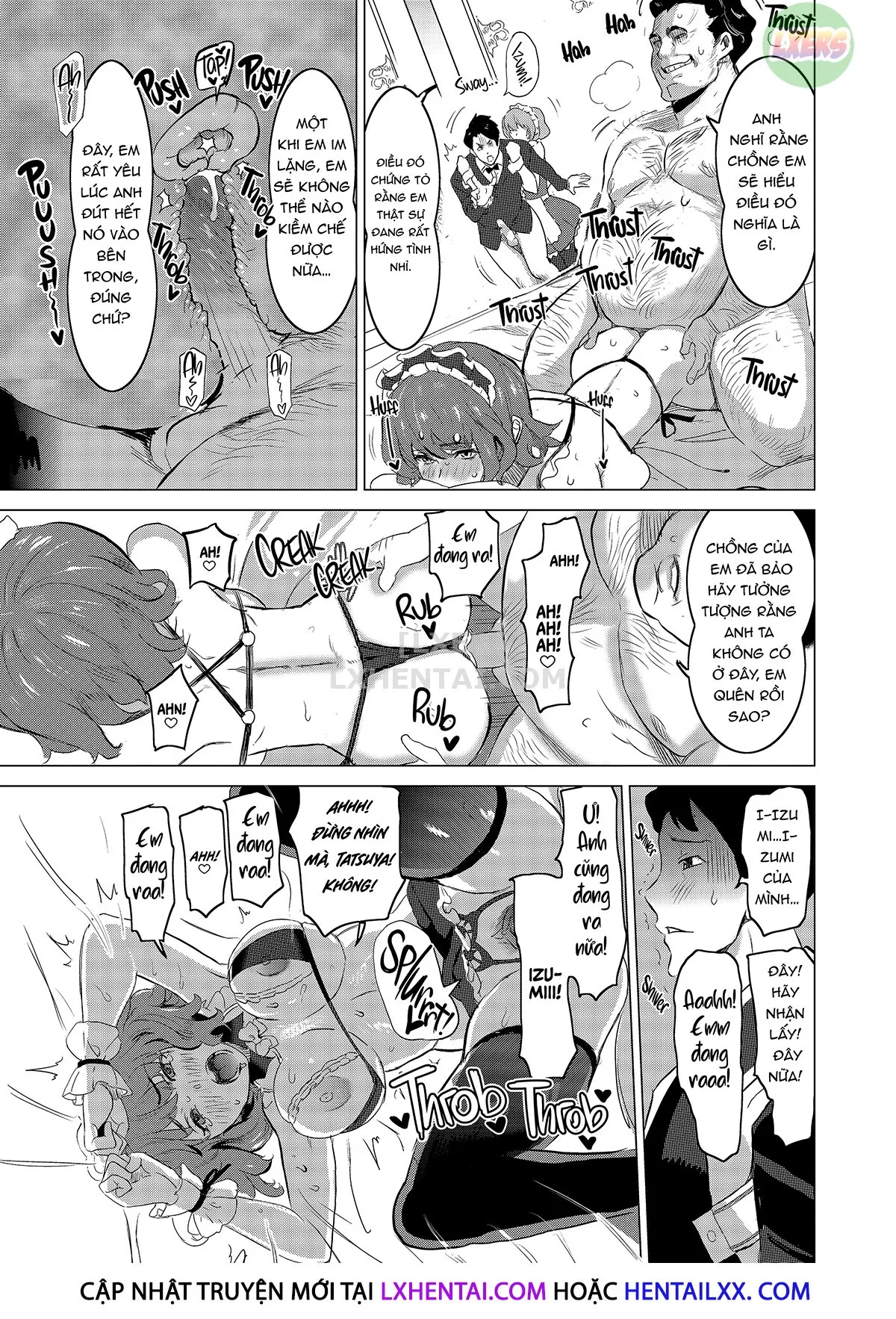 HentaiVN.net - Ảnh 20 - Tôi bắt vợ làm việc tại nhà thổ - Chap 2 - Creepy Customer Fukumoto