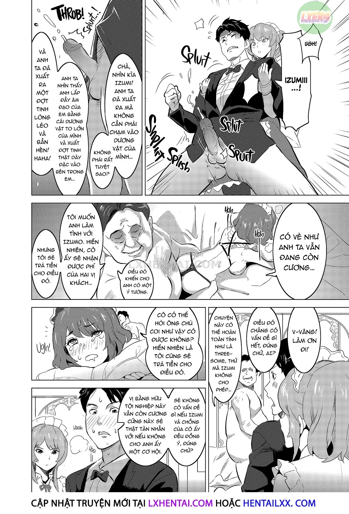 HentaiVN.net - Ảnh 21 - Tôi bắt vợ làm việc tại nhà thổ - Chap 2 - Creepy Customer Fukumoto